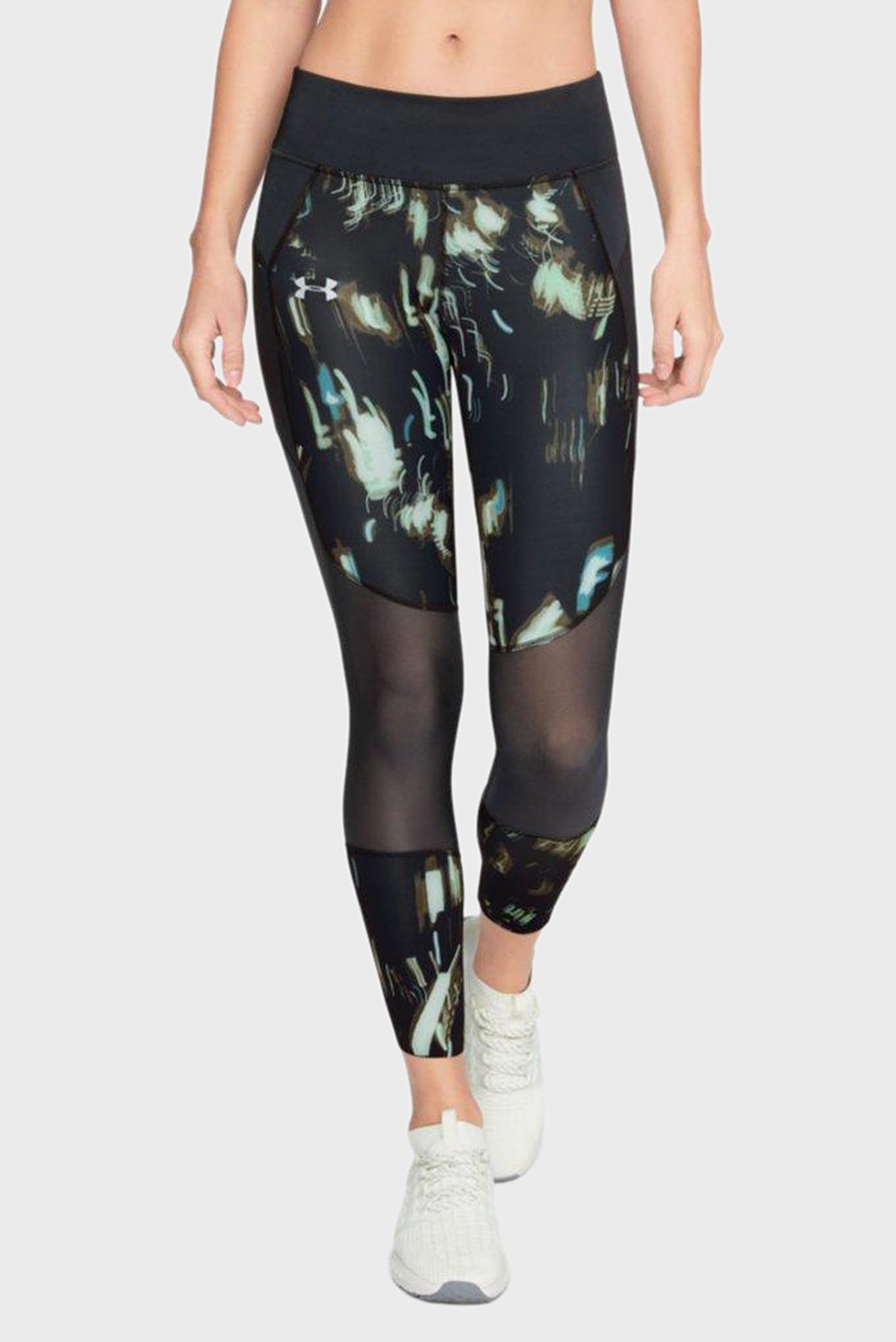 Женские черные тайтсы UA SpeedPocket 6