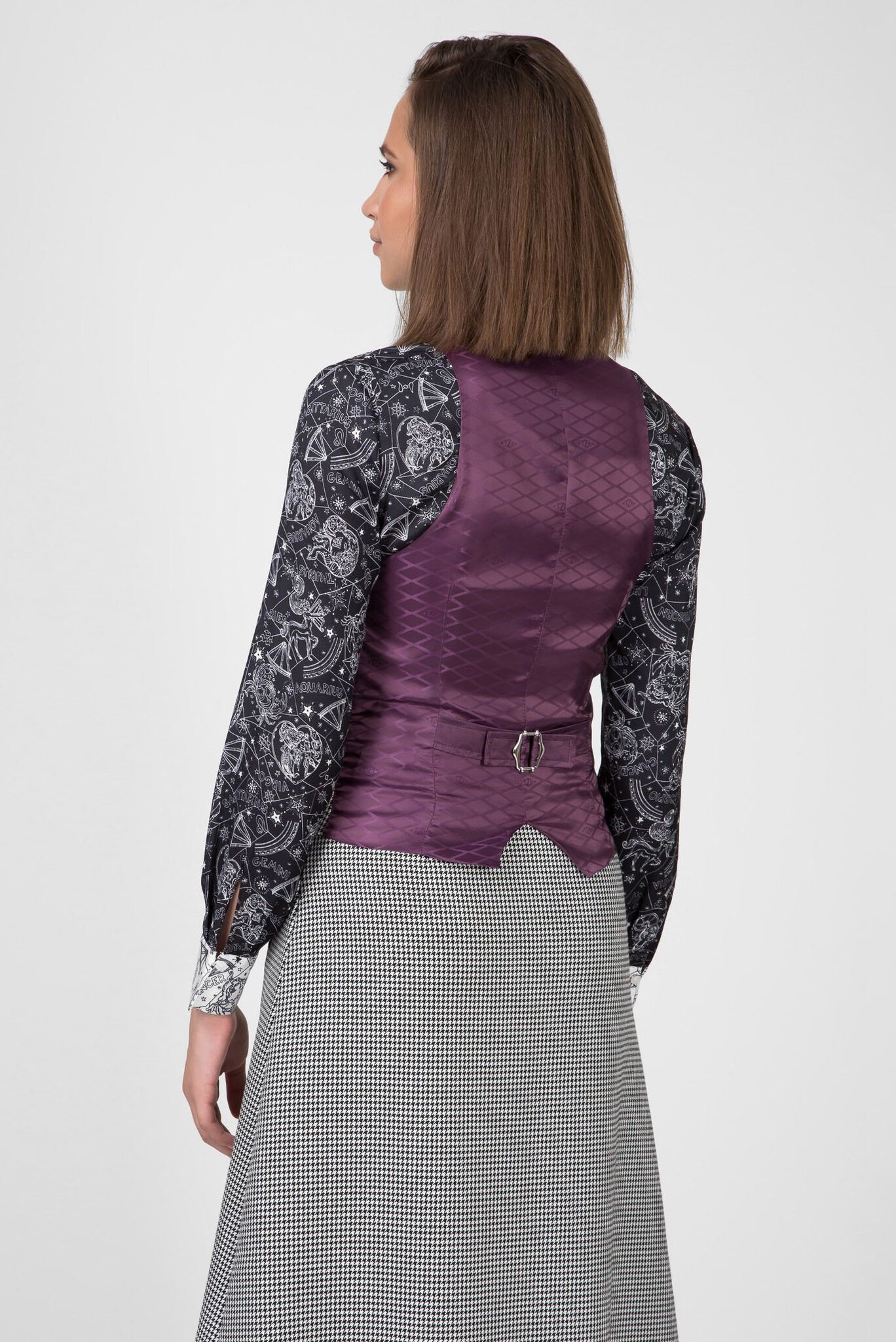 Женский жилет с узором ZENDAYA HOUNDSTOOTH 3