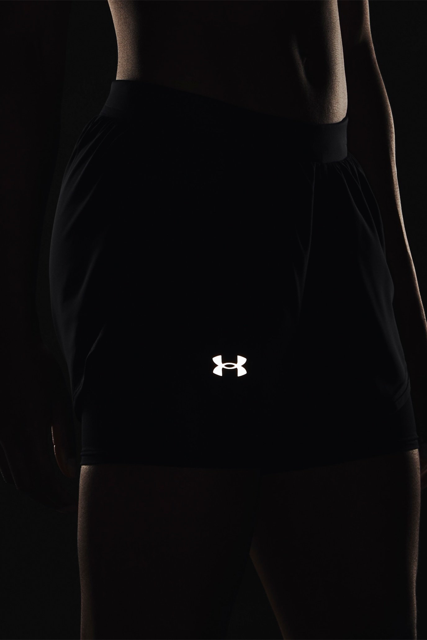 Женские черные шорты UA Fly By Elite 2-in-1 Short 5