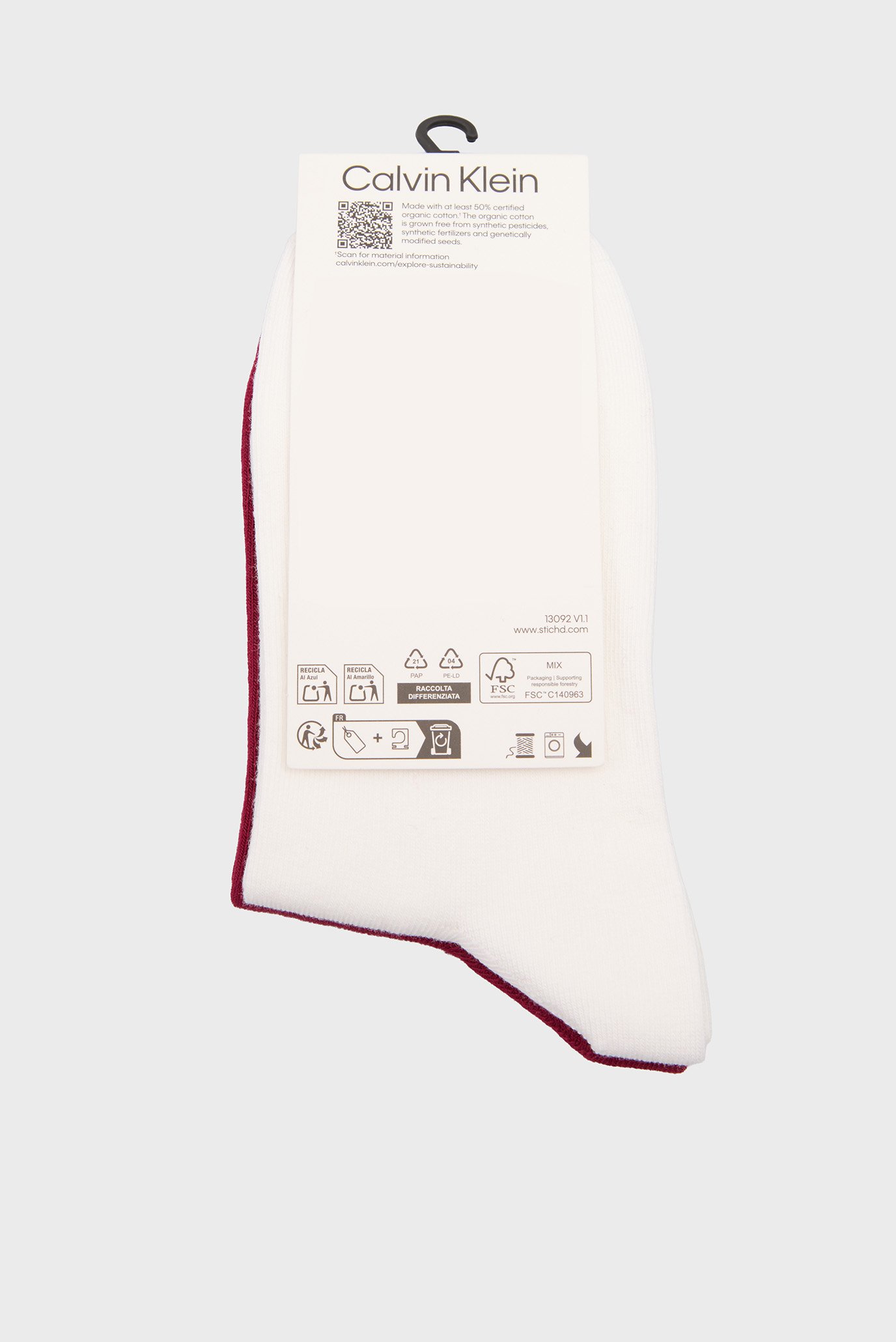 Носки CKJ WOMEN SHORT SOCK 2P CUT LO 3