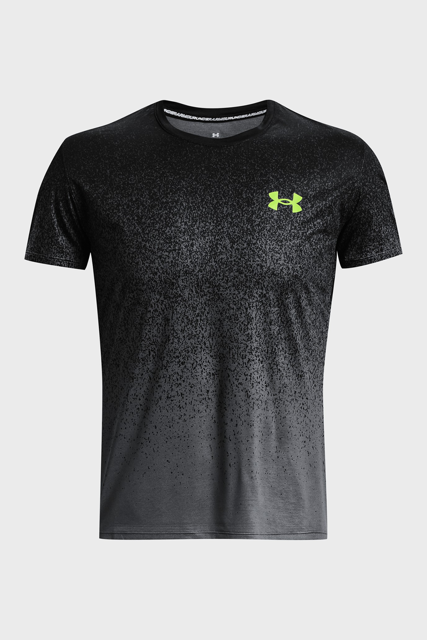 Мужская черная футболка UA RUSH CICADA SHORTSLEEVE 10