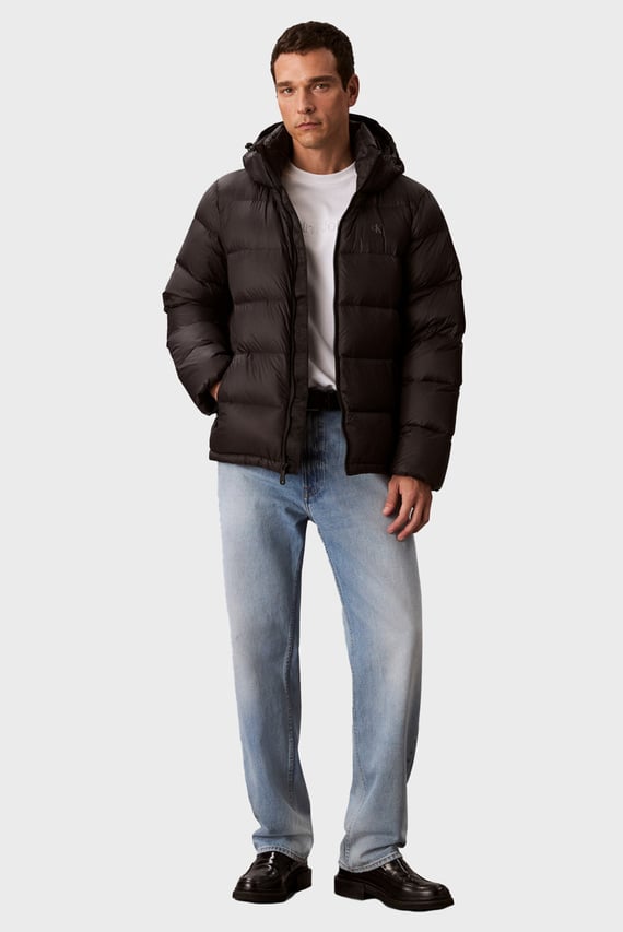 Куртка зимняя/LS NYLON ZIP OFF HOOD DOWN PUFFE