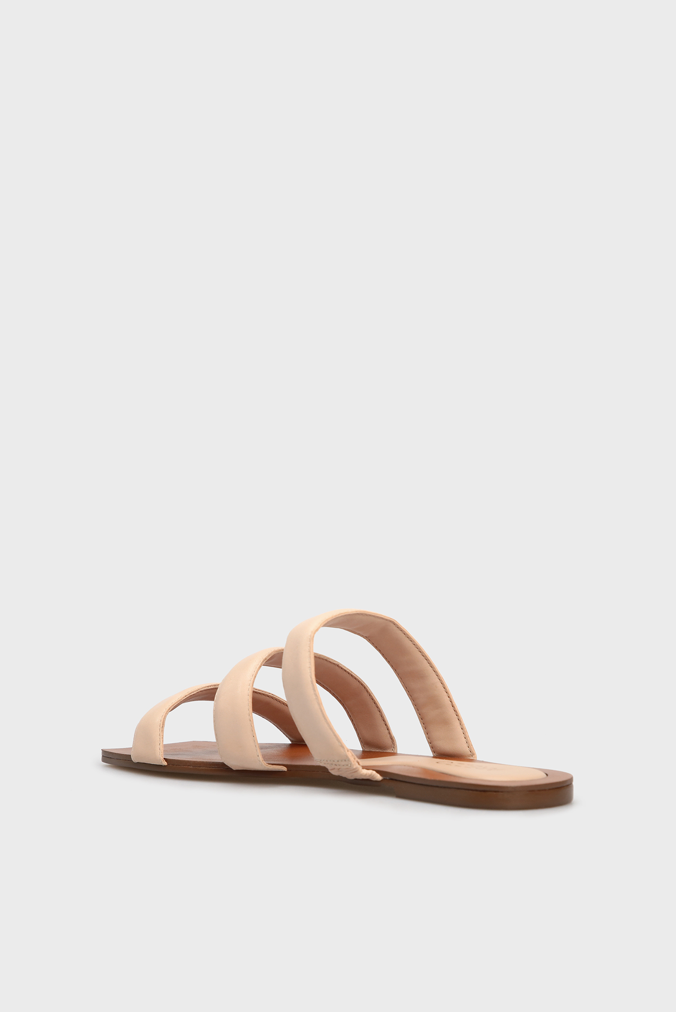 Женские бежевые слайдеры 10