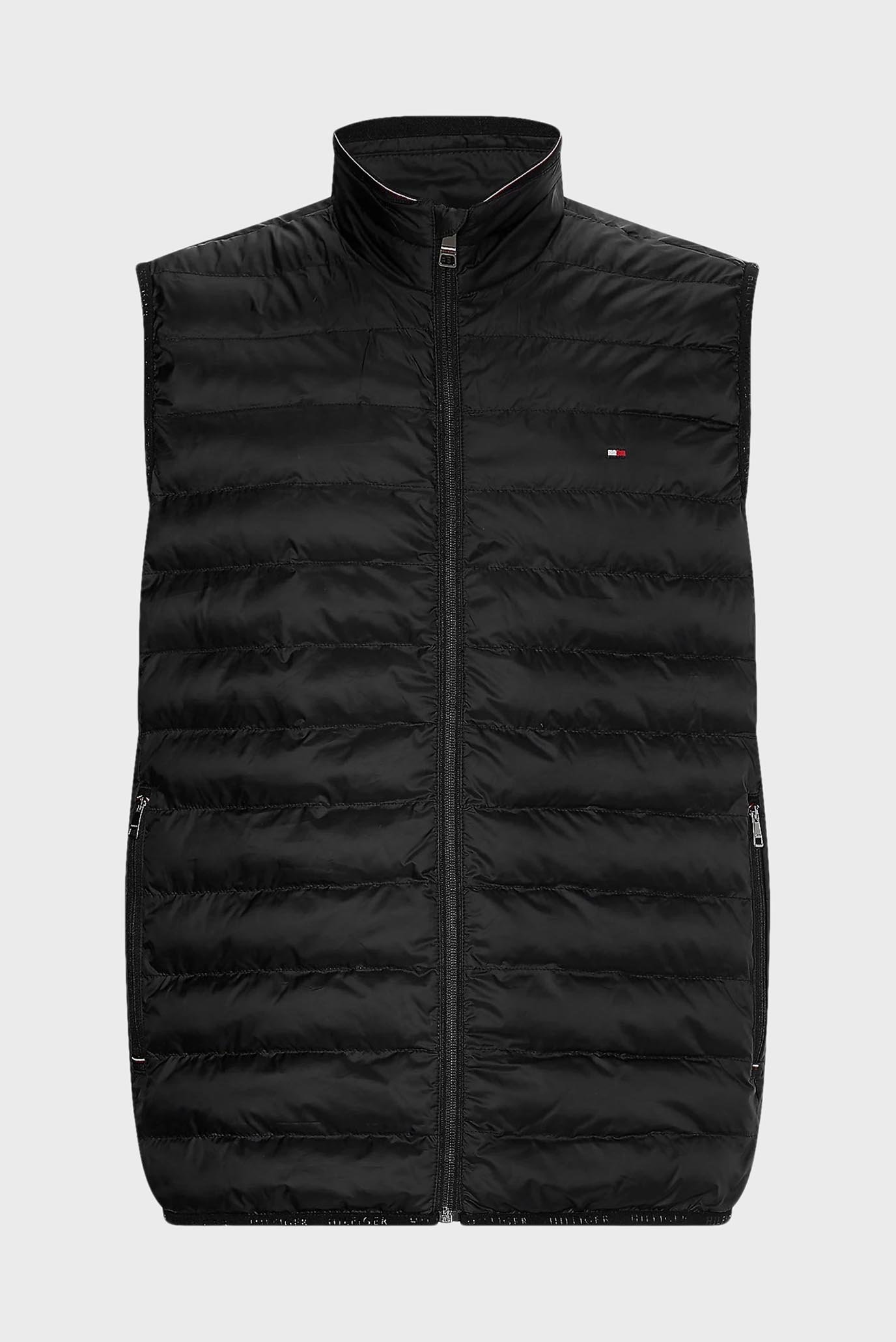 Мужской черный жилет CORE PACKABLE CIRCULAR VESTTommy Hilfiger Мужской черный жилет CORE PACKABLE CIRCULAR VEST 6
