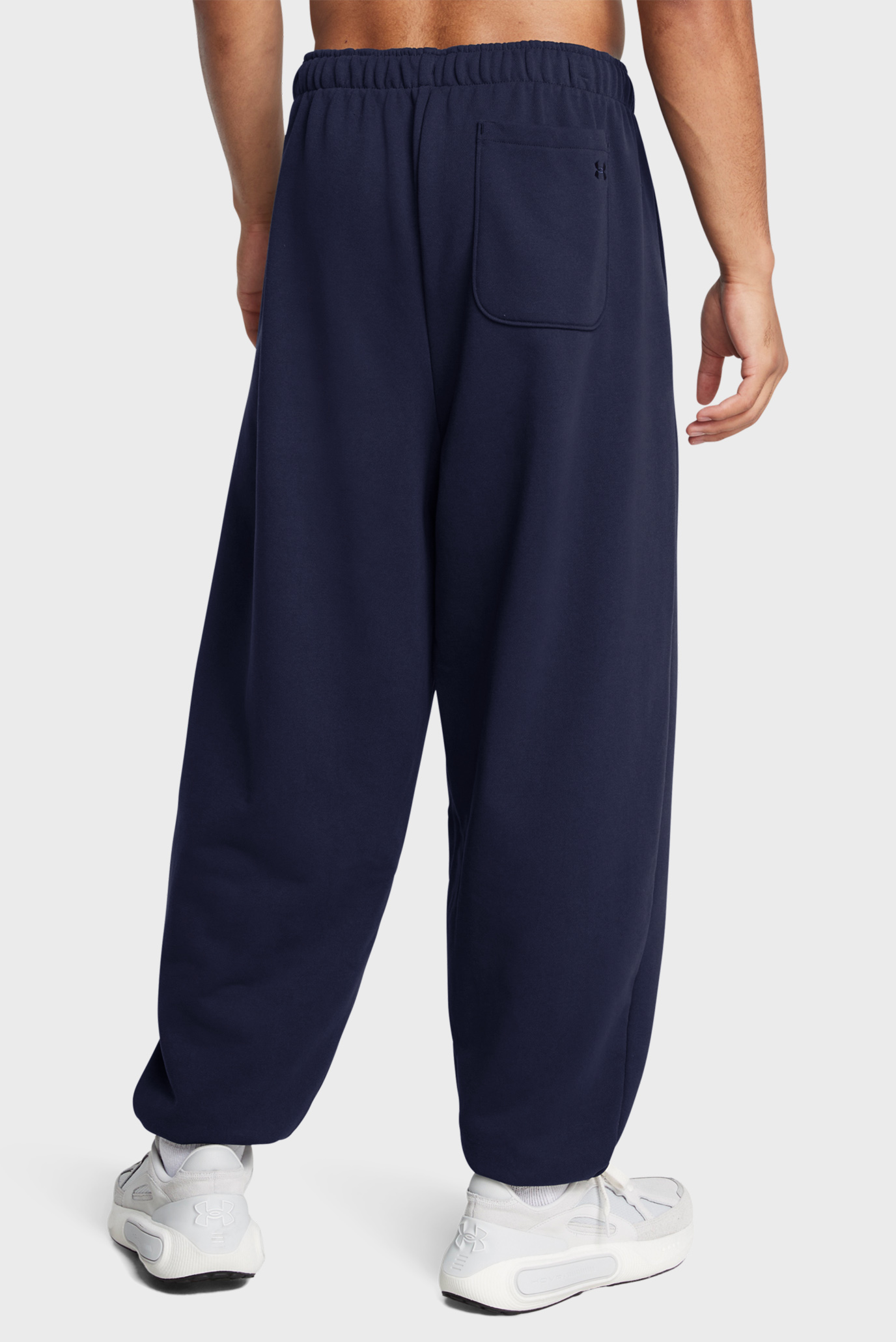 Мужские темно-синие спортивные брюки UA Icon HWT Terry OS Pant 3