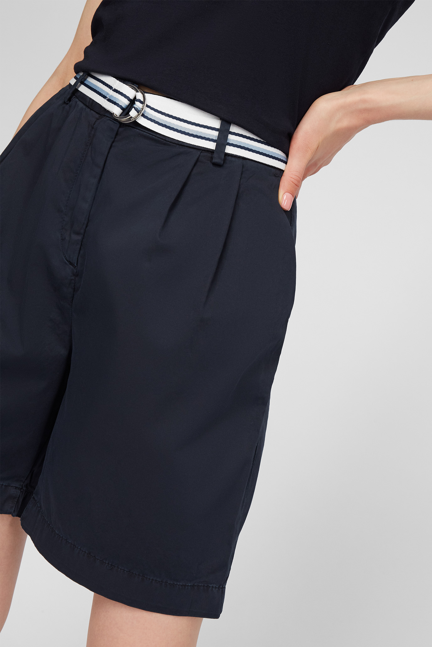 Женские синие шорты COTTON MODERN CHINO 10