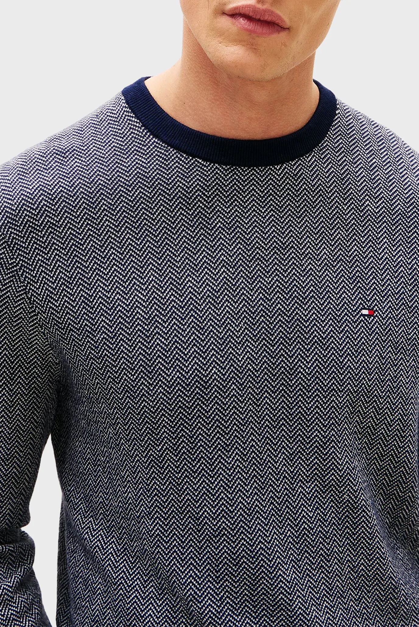 Свитер PIMA CTN CASH HERRINGBONE CREW 4