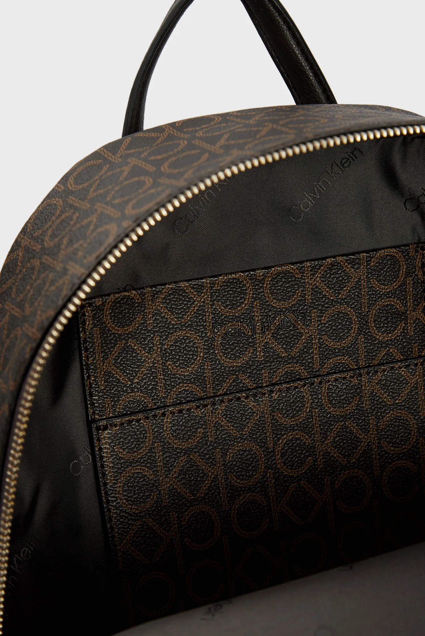 Женский коричневый рюкзак CK MUST CAMPUS 6