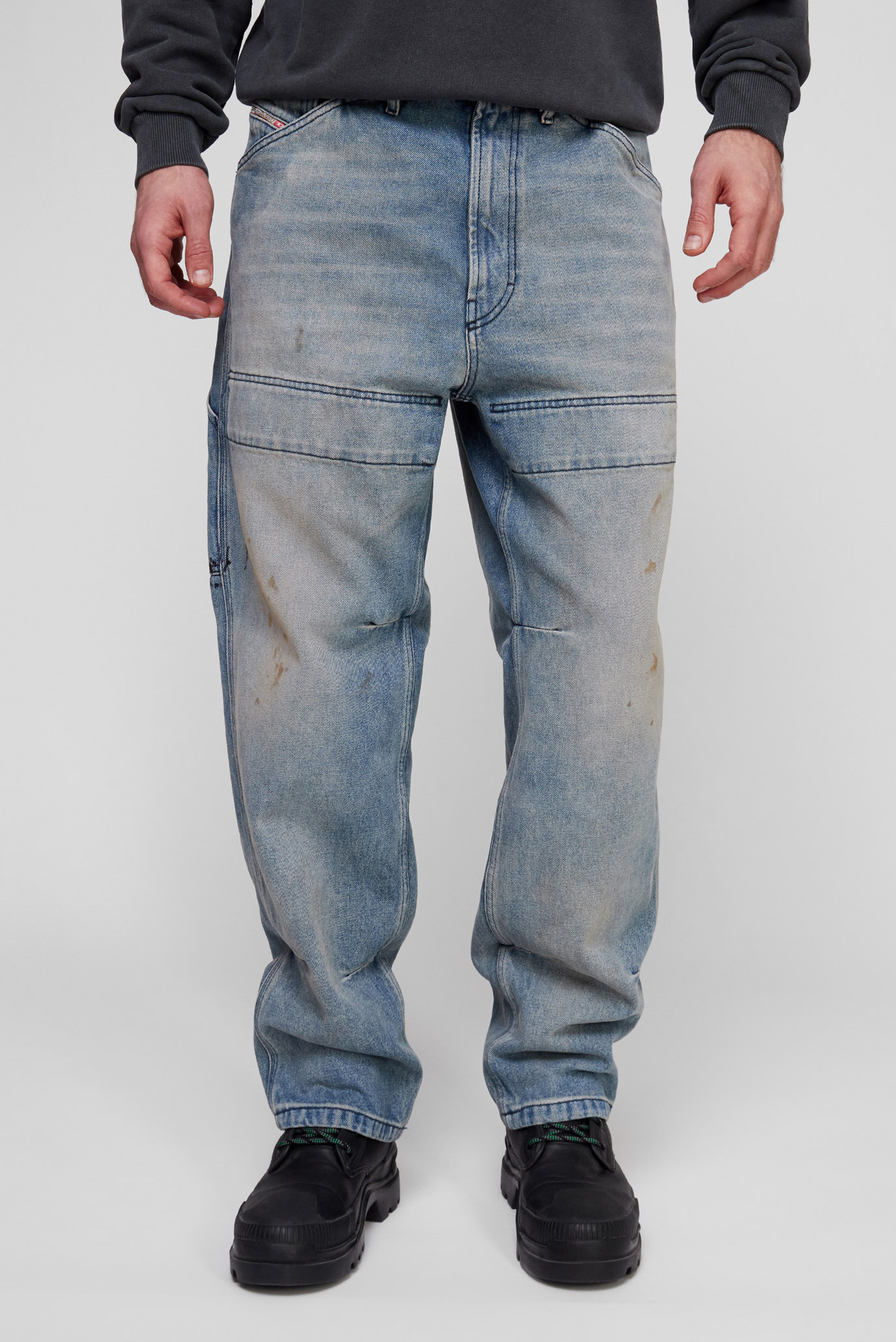 Мужские синие джинсы D-FRANKY-CARPENTER-SP4 1
