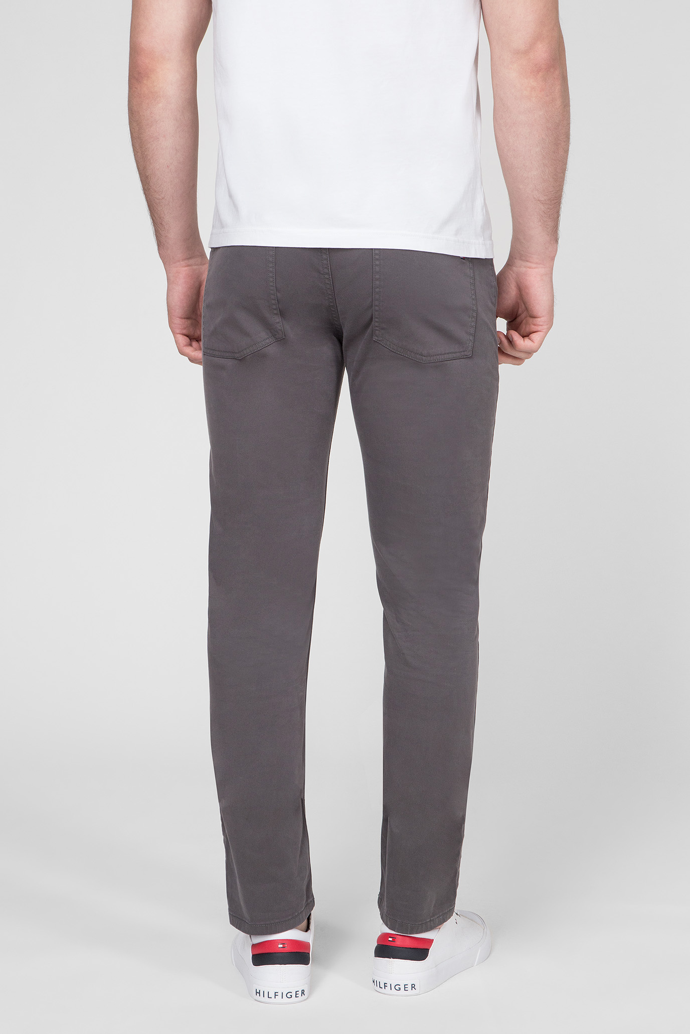 Мужские серые чиносы STRAIGHT DENTON FLEX 8