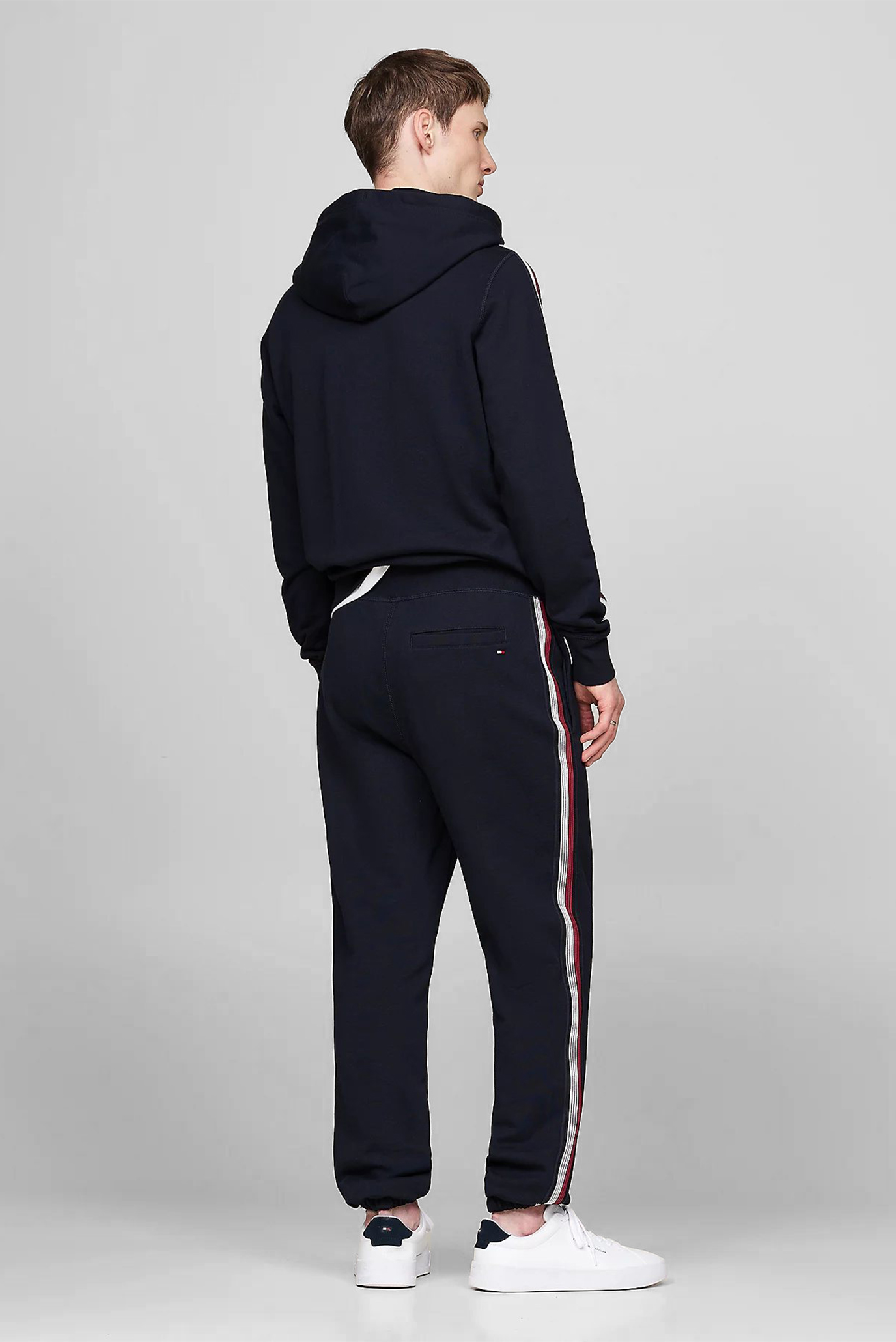 Мужские темно-синие спортивные брюки GLOBAL STRIPE TAPE 3