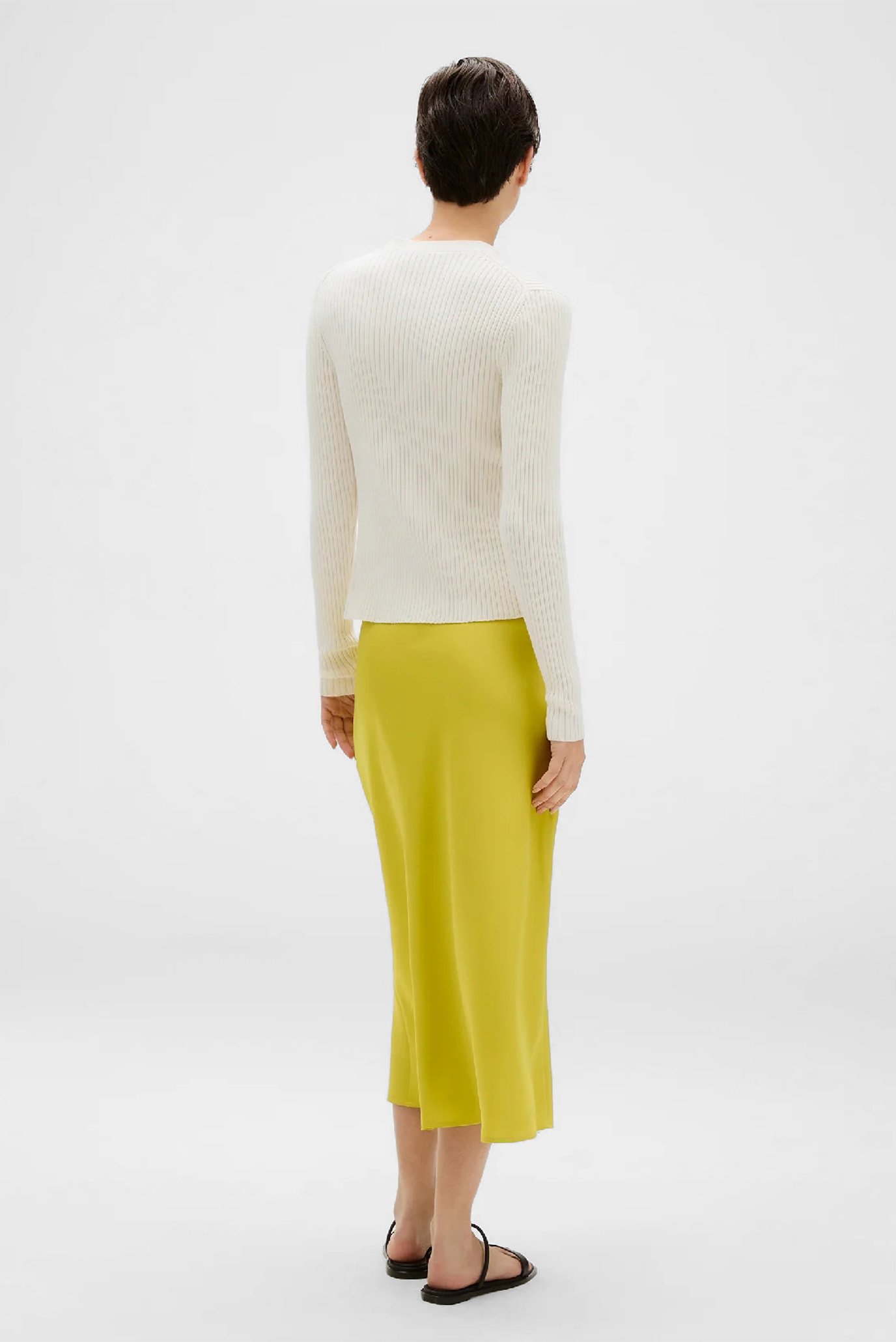 Юбка MATTE SHINE SATIN MIDI SKIRT 3