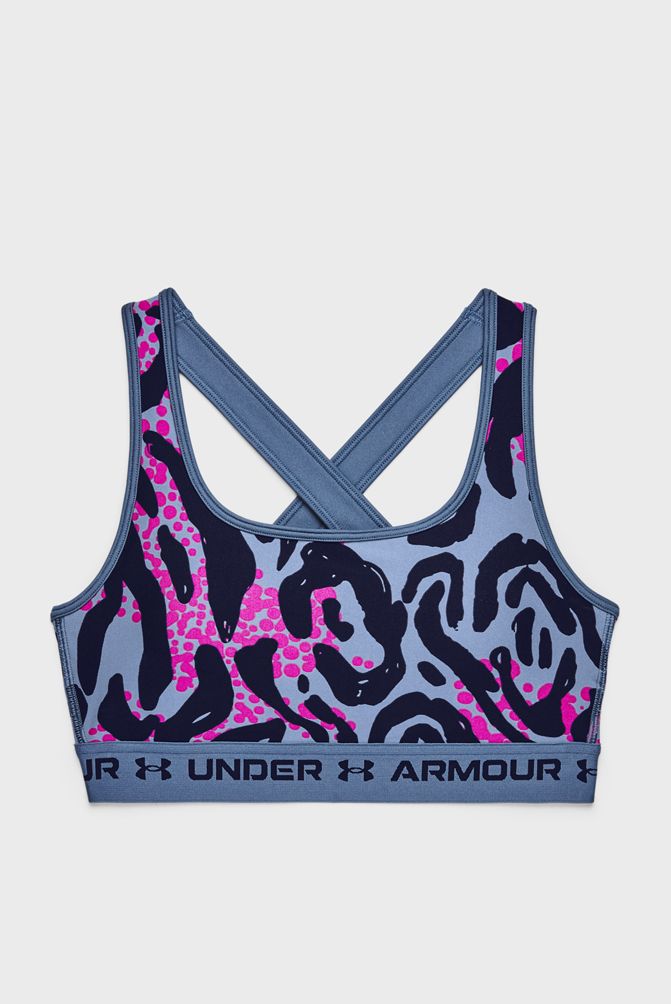 Женский топ с узором UA Crossback Mid Print 5