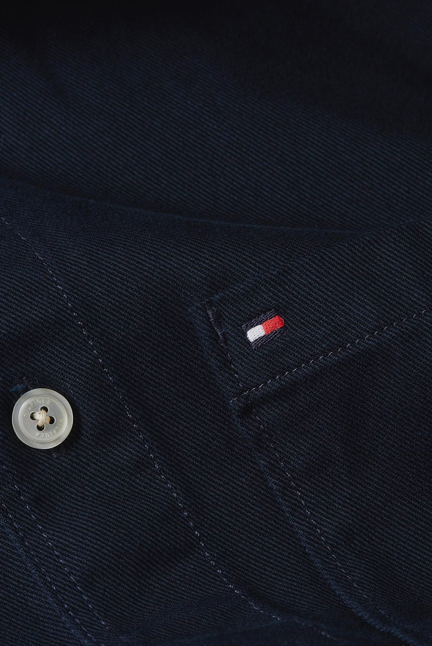 Мужская темно-синяя рубашка TWILL SHIRT JACKETTommy Hilfiger Мужская темно-синяя рубашка TWILL SHIRT JACKET 3