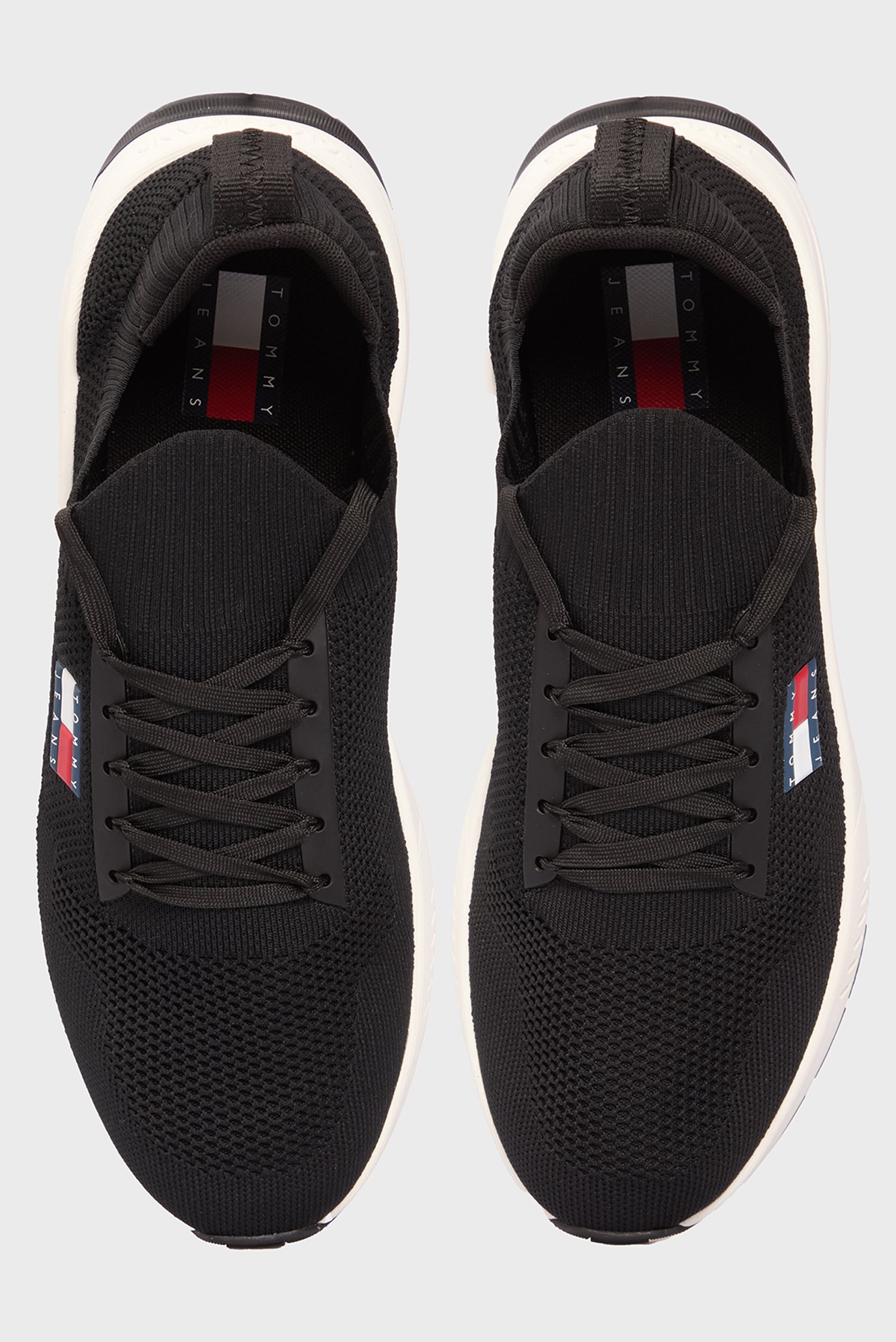 Мужские черные кроссовки TJM RUNNER KNTITTEDTommy Jeans Мужские черные кроссовки TJM RUNNER KNTITTED 4