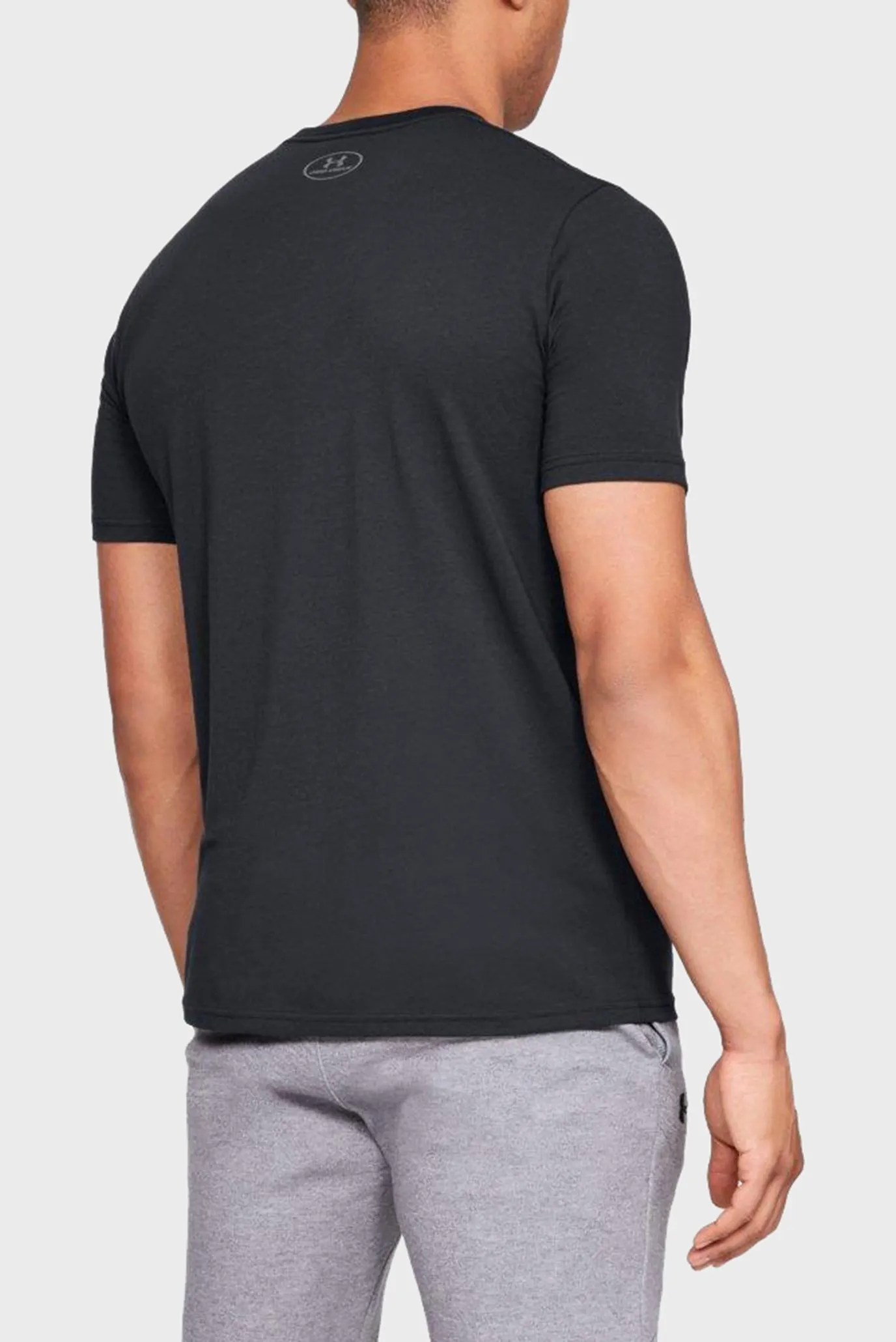 Мужская черная футболка UA Boxed Sportstyle SS 2