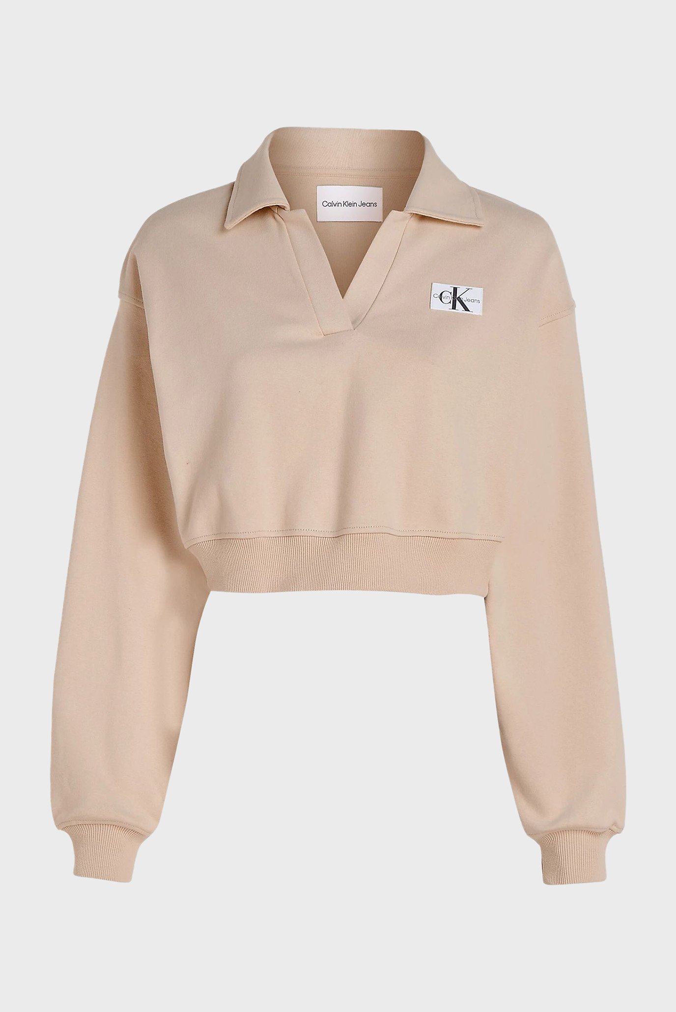 Свитшот LABEL POLO COLLAR SWEATSHIRT 6