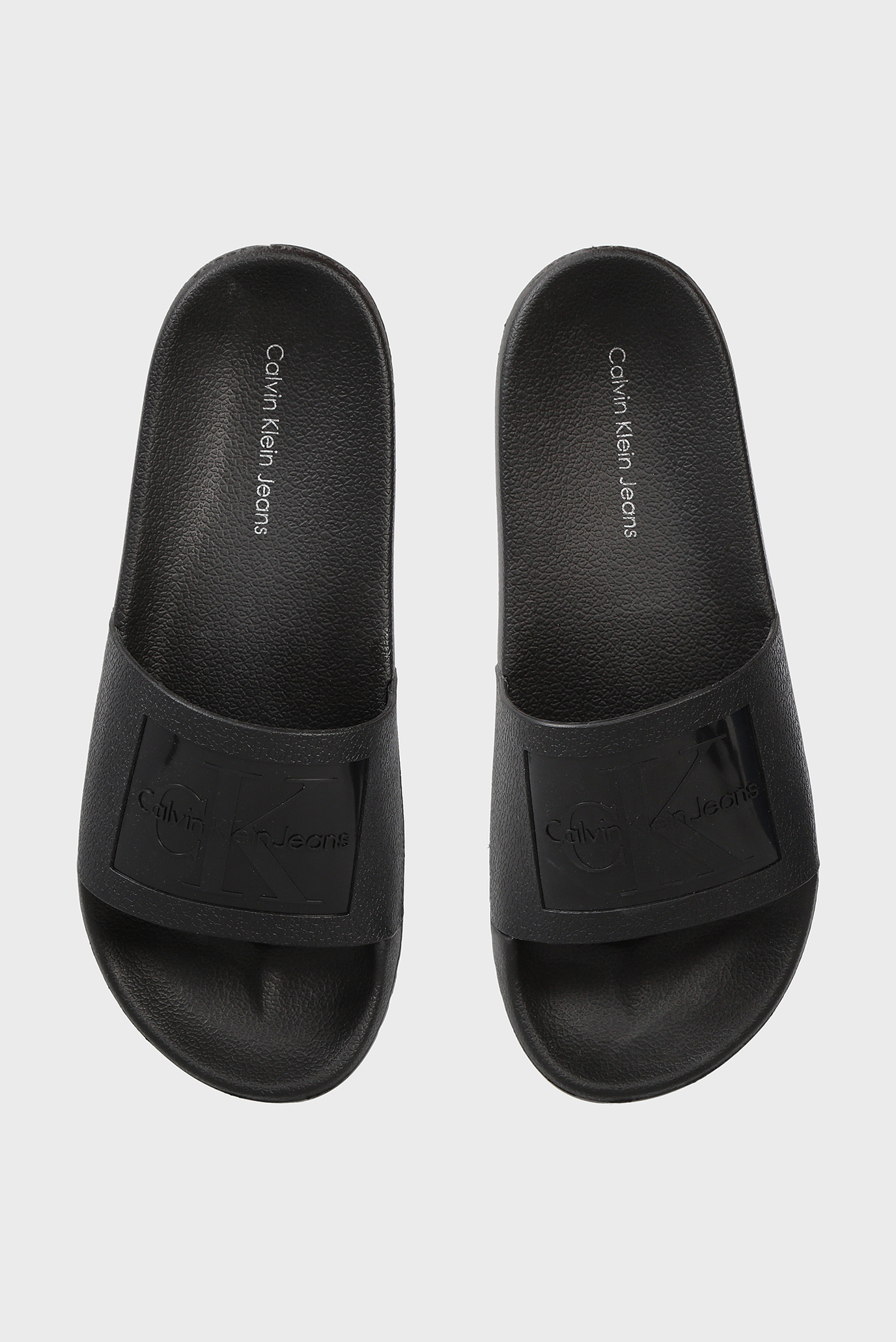 Мужские черные слайдеры 8