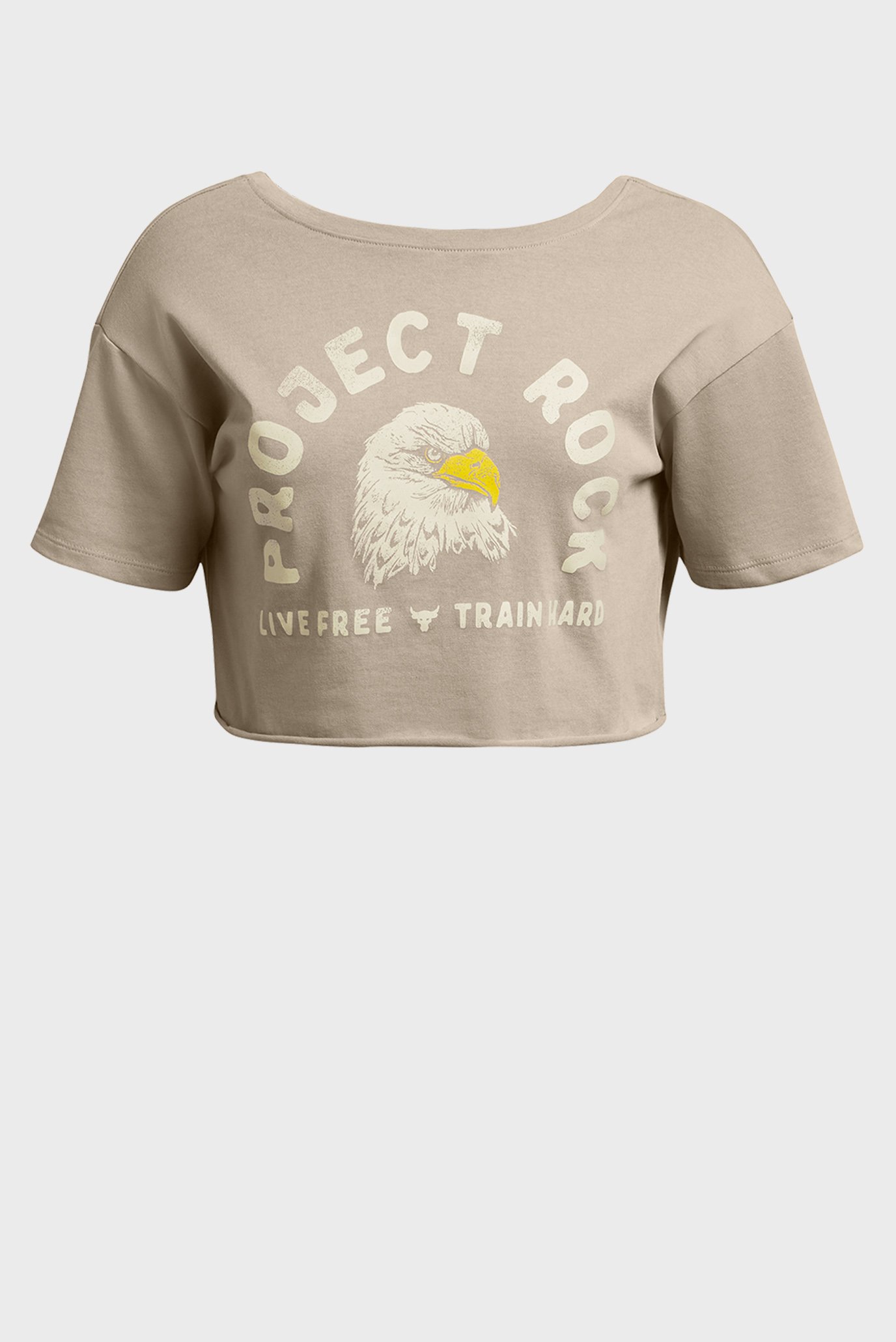 Женская бежевая футболка Pjt Rck Balance Graphic T 3