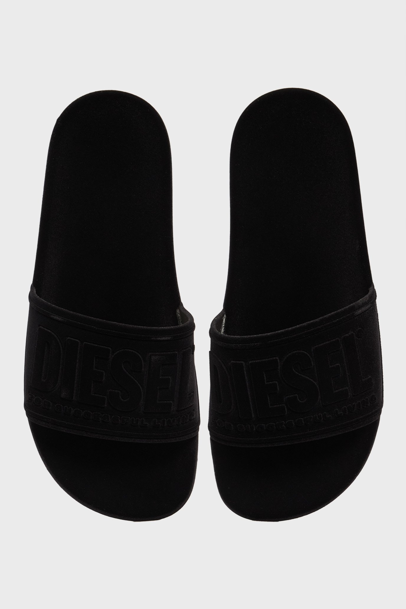 Женские черные слайдеры 4