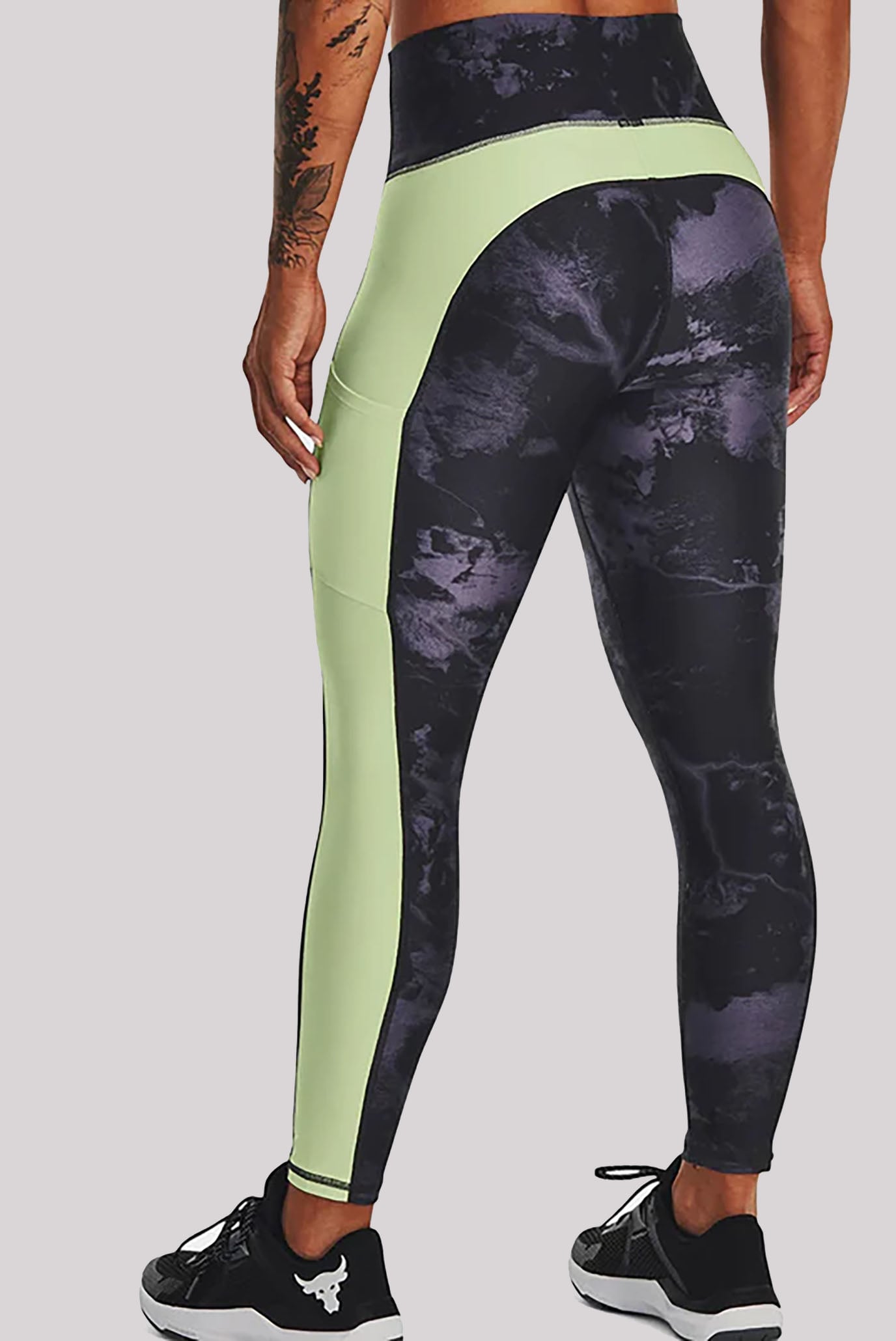 Легинсы UA Pjt Rck HG Ankle Lg Print 2