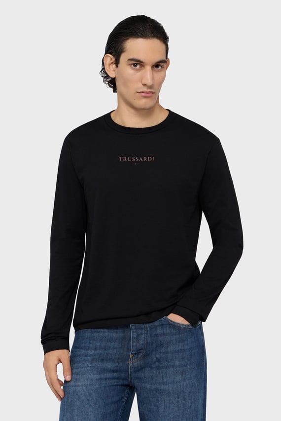 Лонгслив MTL02J02 REGULAR FIT LS T-SHIRT - TRUSSARDI PRINT Trussardi