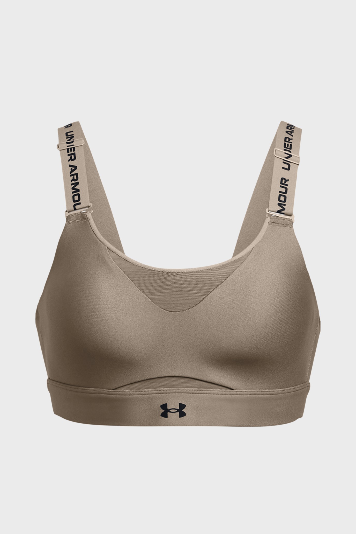 Топ/UA Infinity High Bra-BRN 4