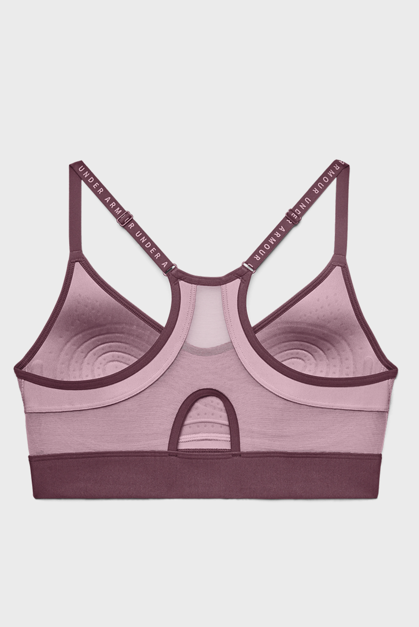 Женский розовый топ UA Infinity Low 4