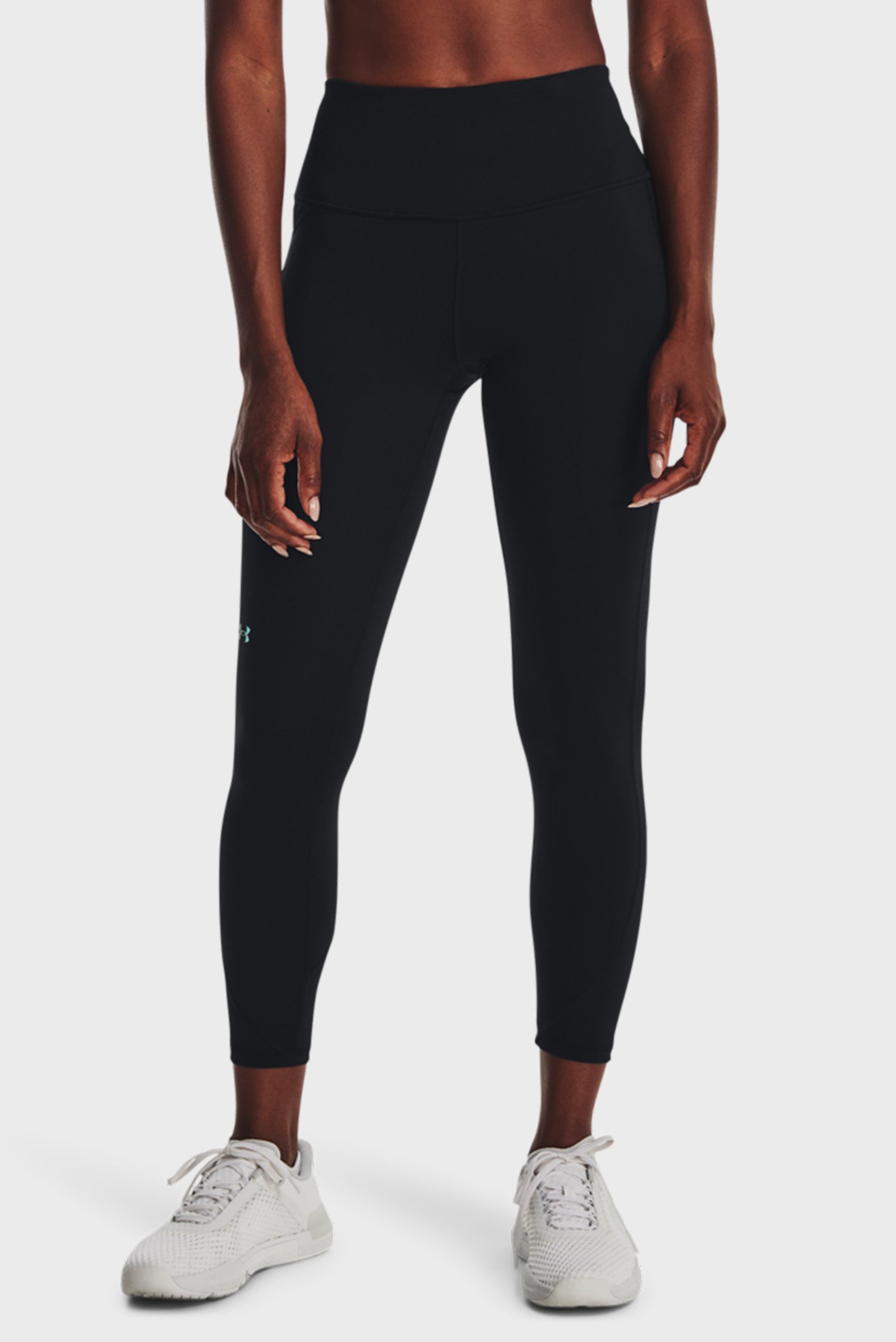 Женские черные тайтсы UA Rush Ankle Legging 7