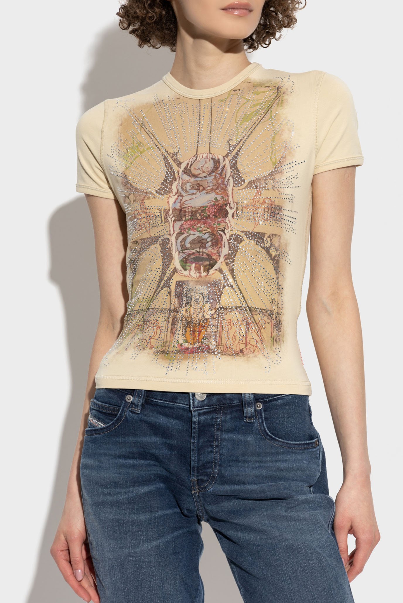 Футболка T-UNCUTIES-LONG-R14 MAGLIETTADiesel Футболка T-UNCUTIES-LONG-R14 MAGLIETTA 3