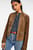 Куртка кожаная/NADIA SUEDE SLIM VARSITY JKT