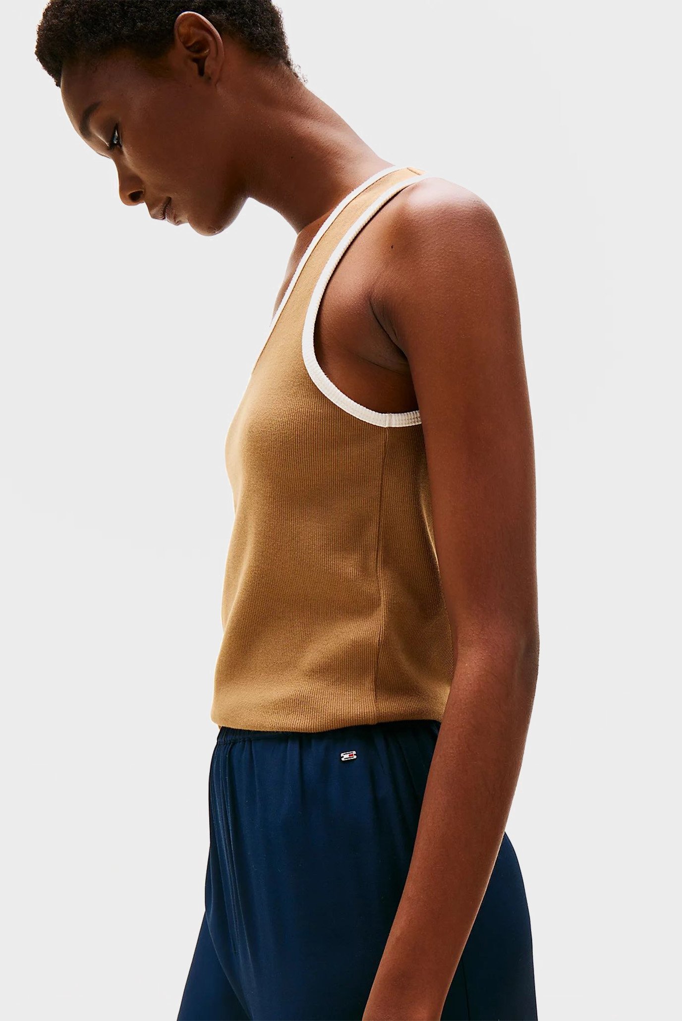 Женские темно-синие брюки SOFTTommy Hilfiger Женские темно-синие брюки SOFT 5