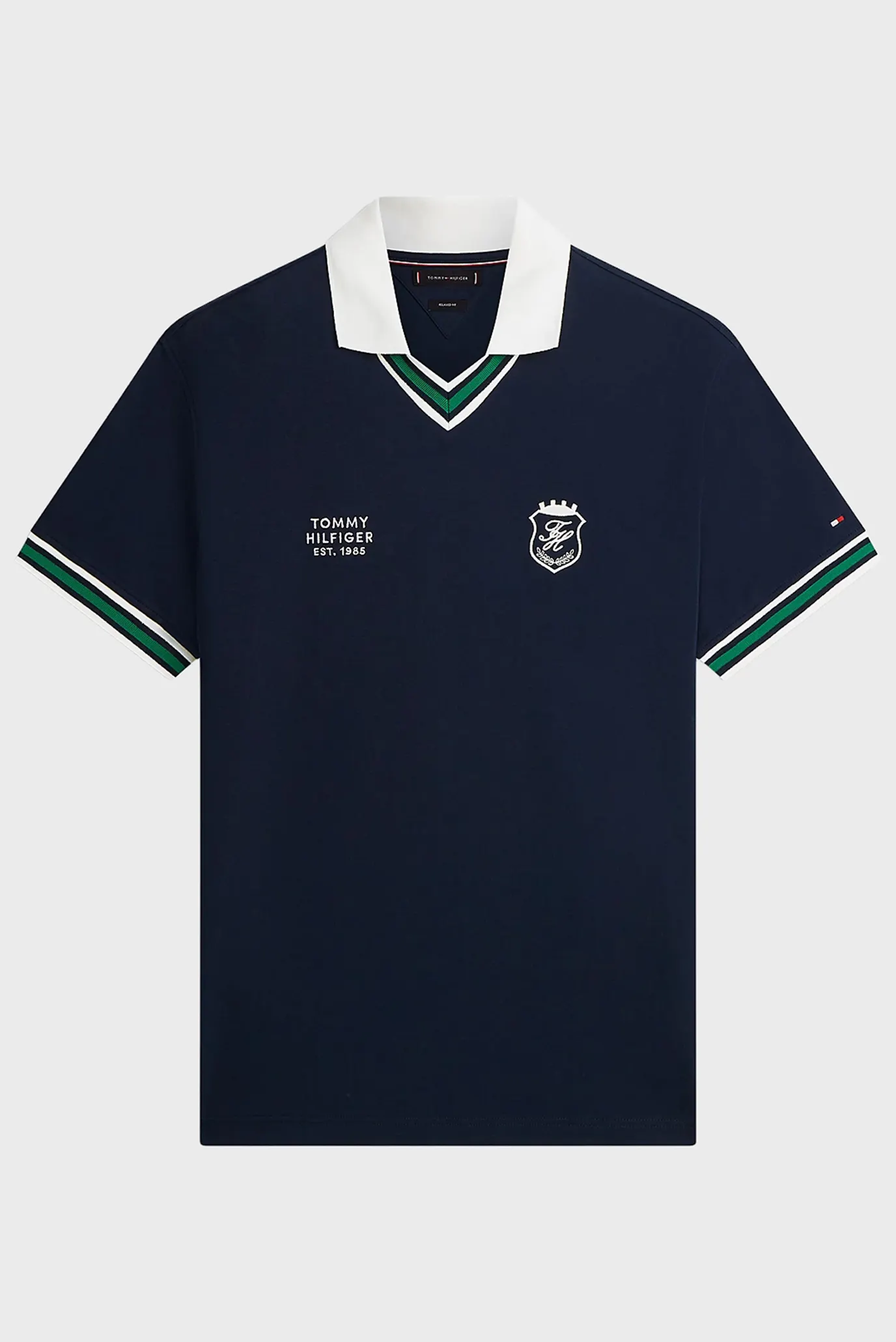 Поло V NECK PIQUE RELAXED FIT POLO 5