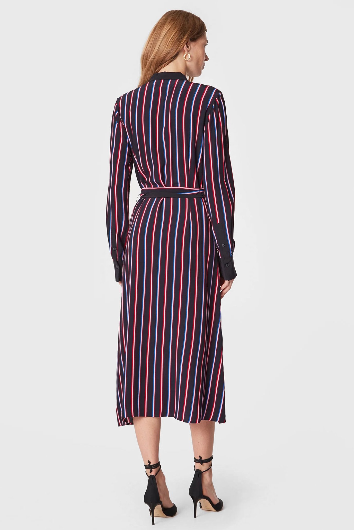 Платье VIS STRIPE MIDI SHIRT DRESS 3