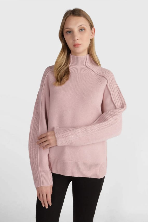 Гольф RECYCLED WOOL MOCK NECK SWEATER
