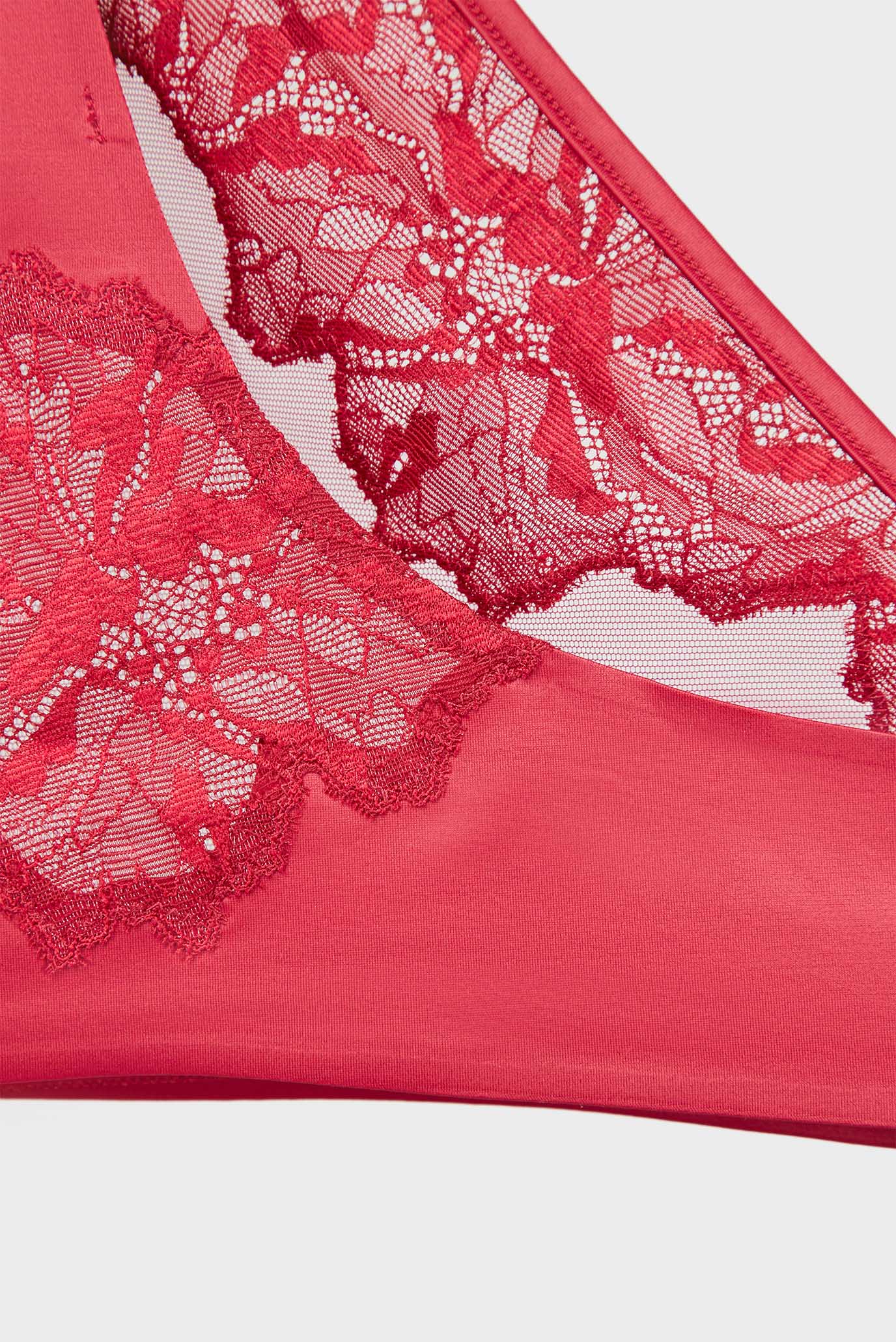 Женские красные трусики 6