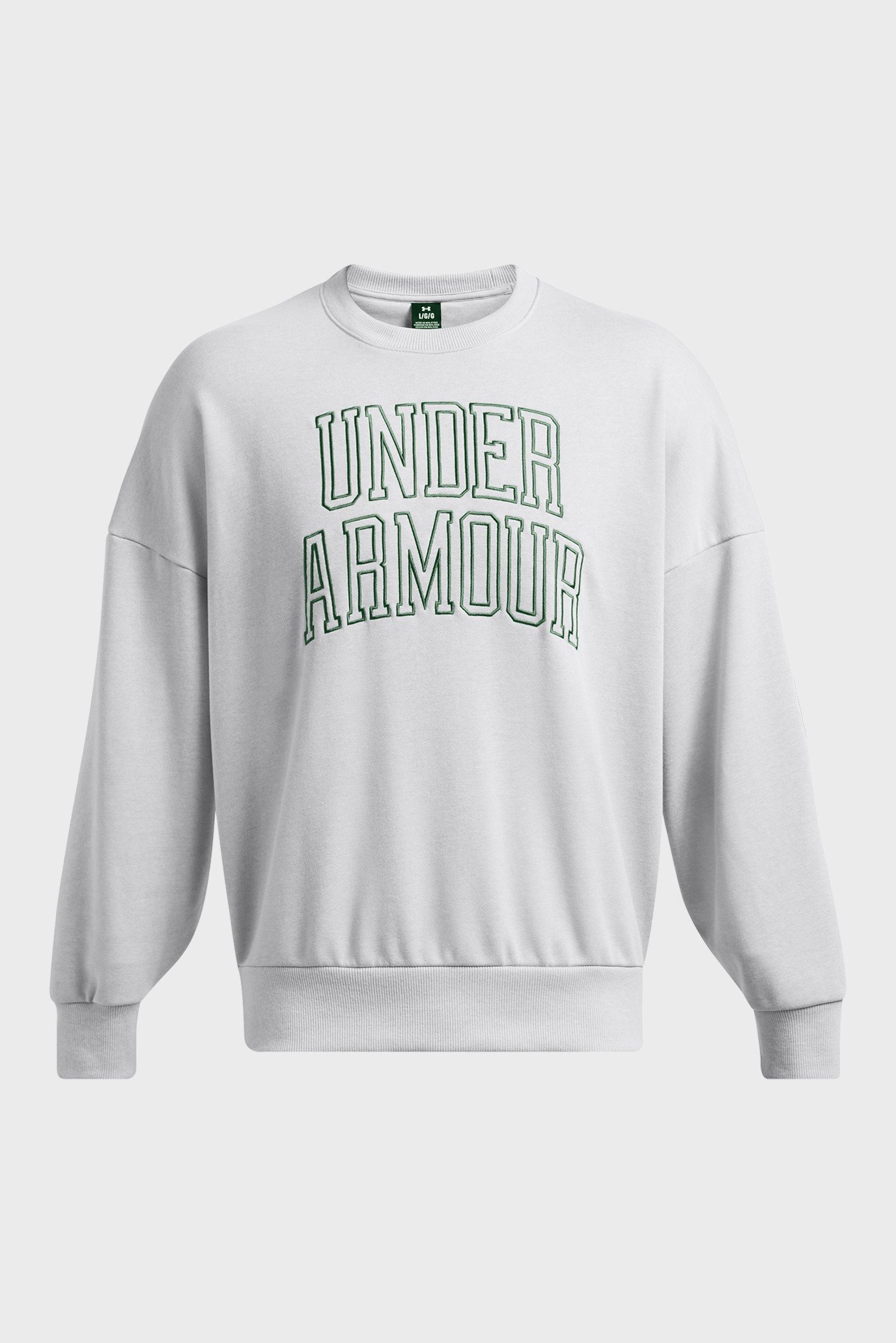 Мужской серый свитшот UA Icon HWT Terry OS Crew 4