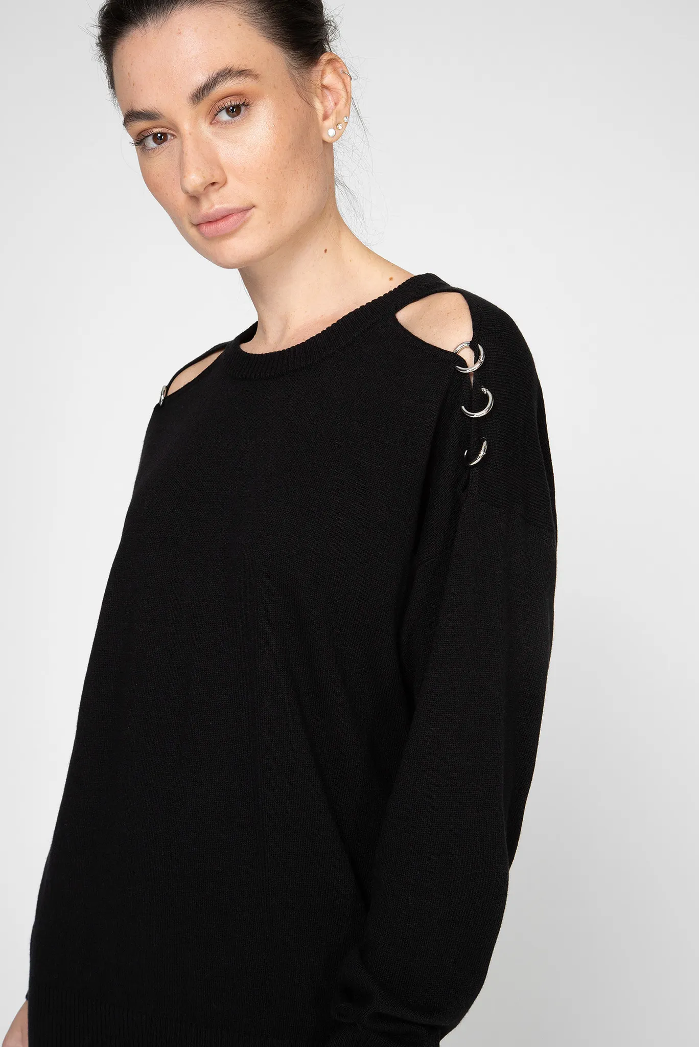 Женское черное платье M-MERS 2