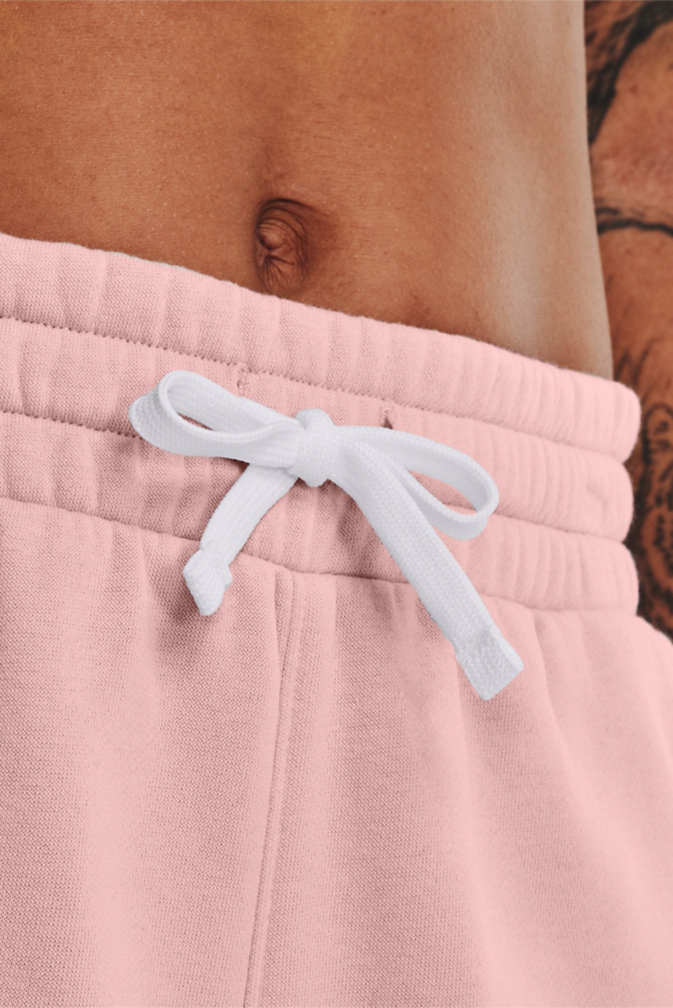 Женские розовые шорты Rival Fleece Short 4