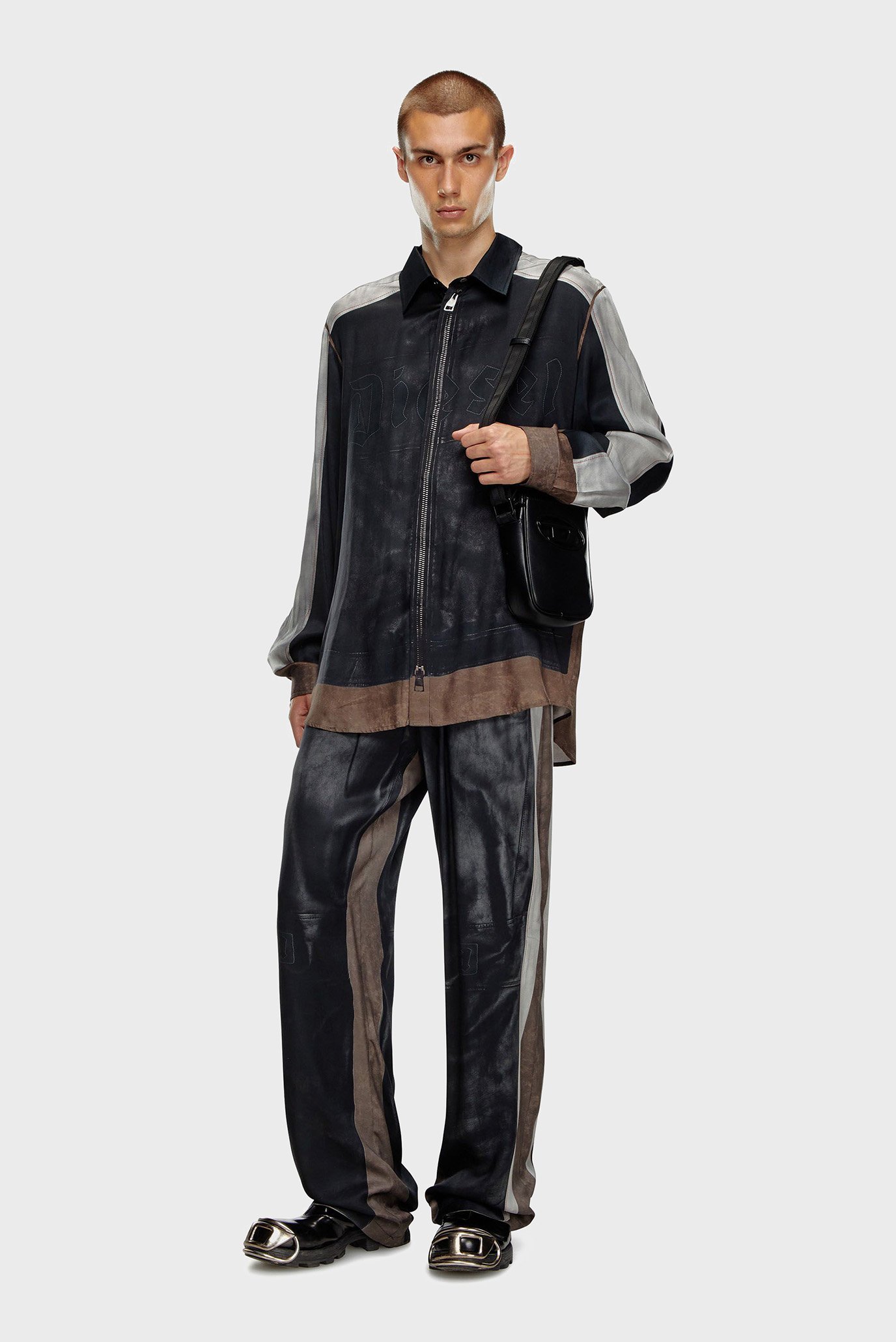 Мужская черная сумка HOLI-D 6