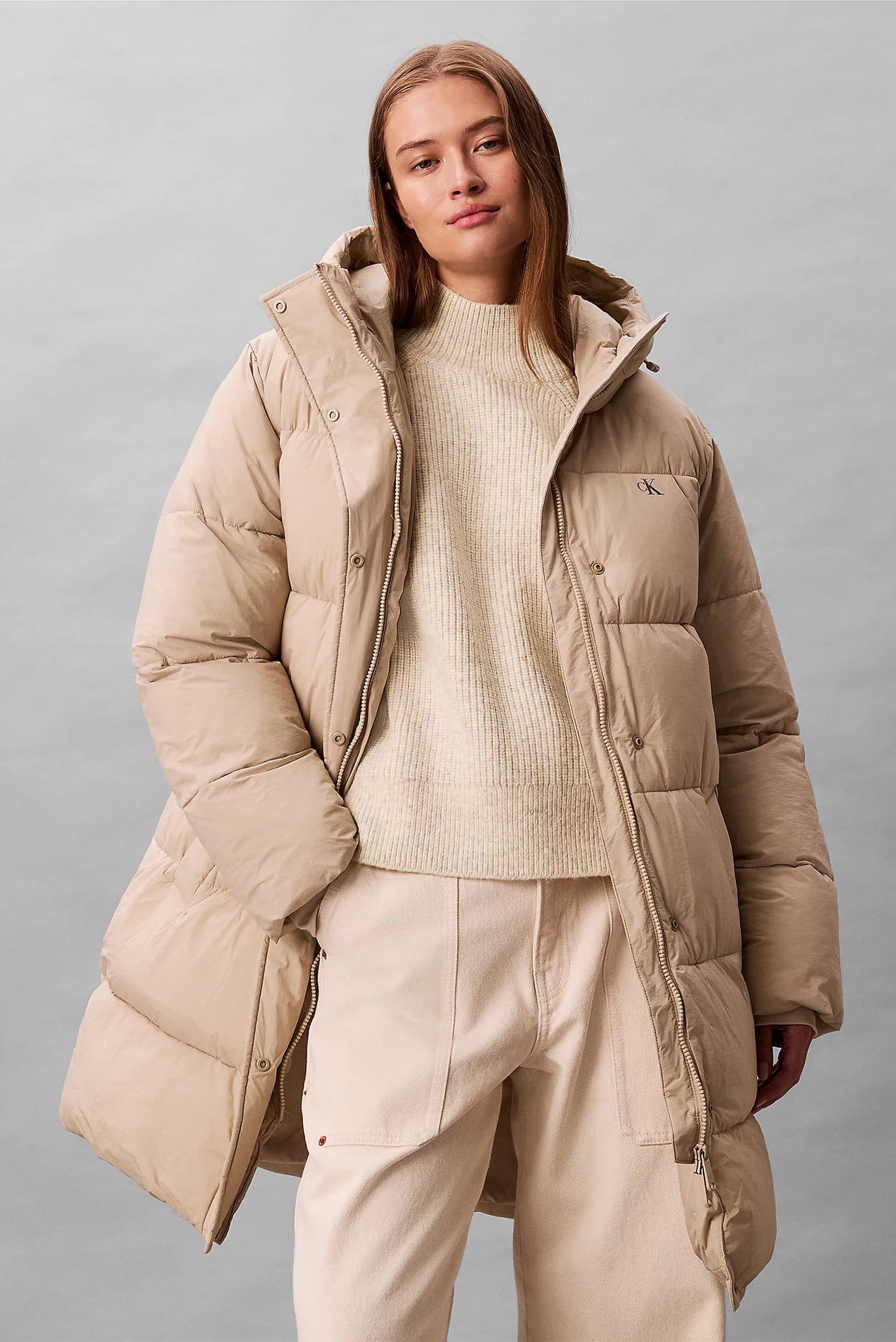 Куртка зимняя BELTED MIDWEIGHT LONG PUFFER 1