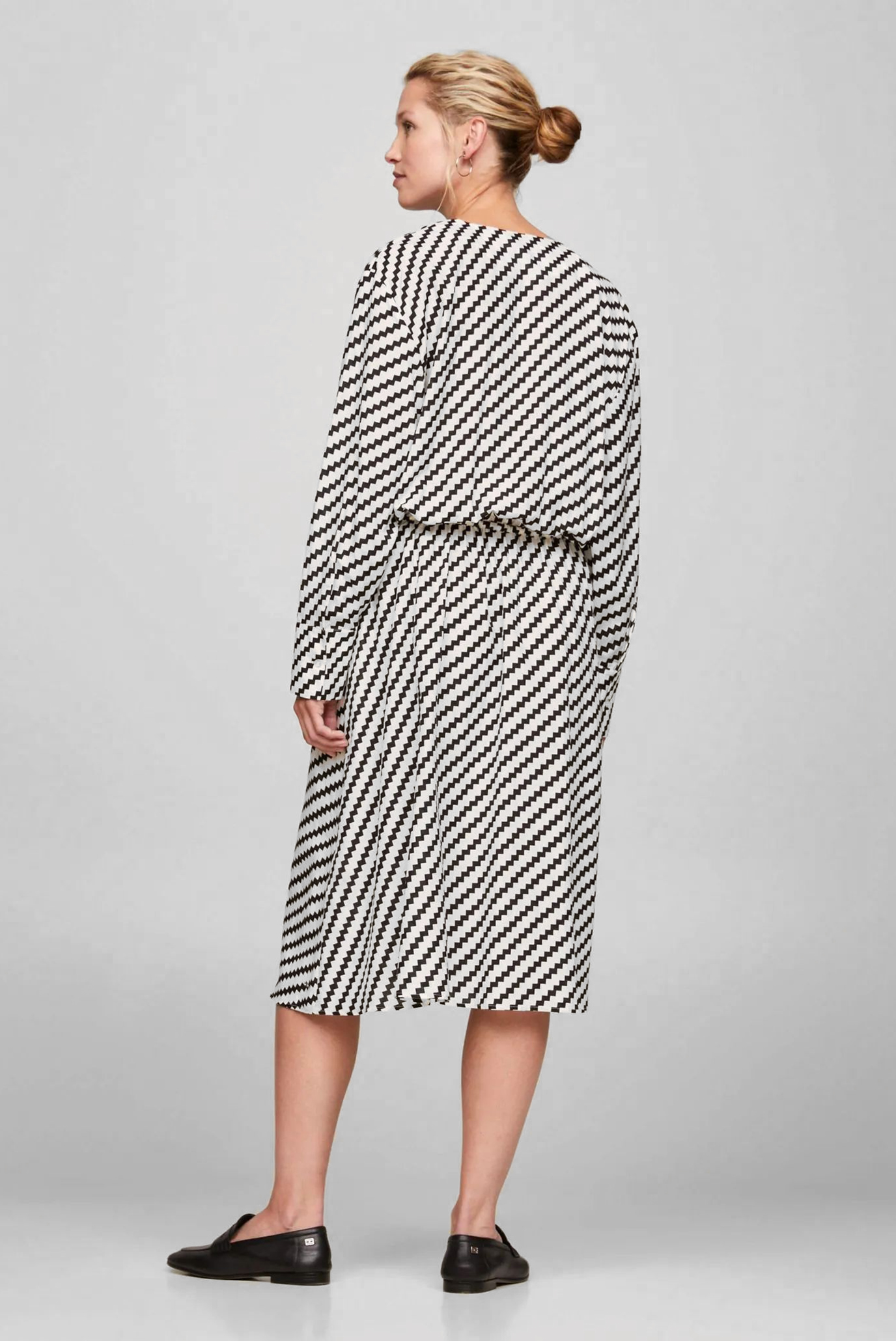 Платье ZIGZAG WAISTED MIDI DRESS 2