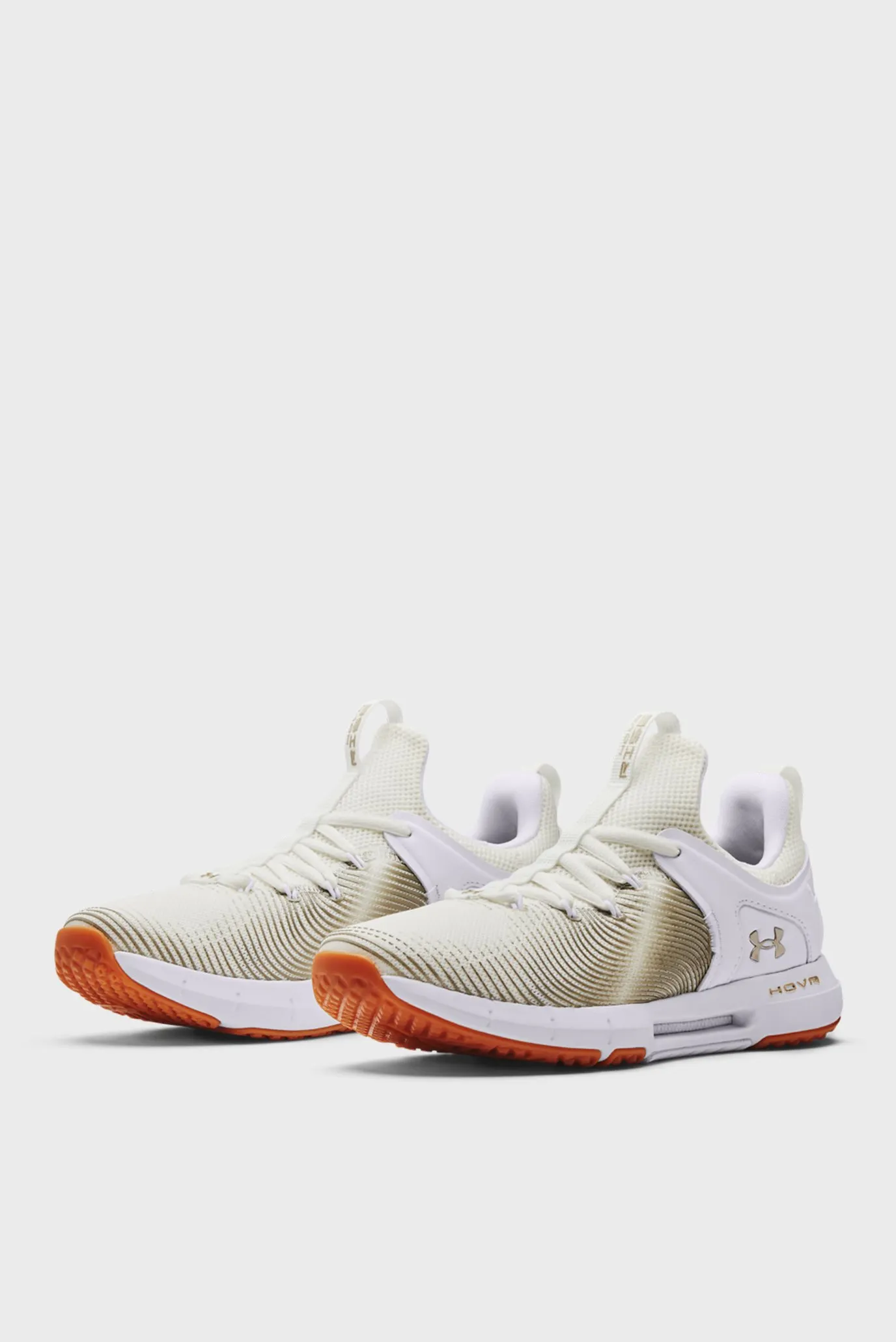 Женские бежевые кроссовки UA W HOVR Rise 2-WHT 2