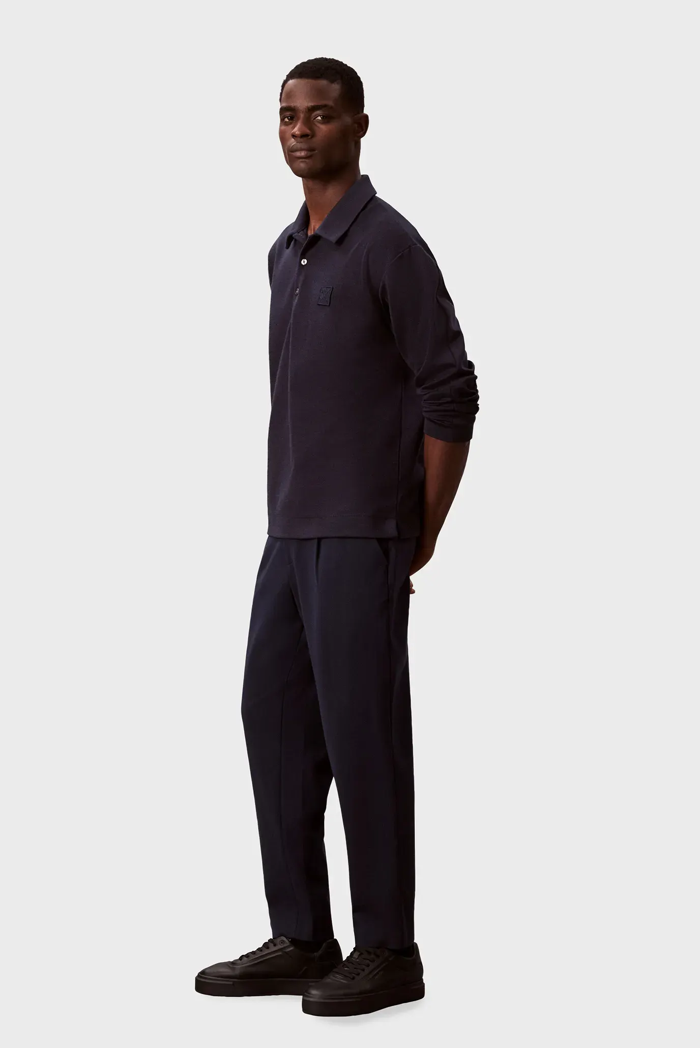 Штаны SLIM TAPERED KNIT PLEATED PANT 2