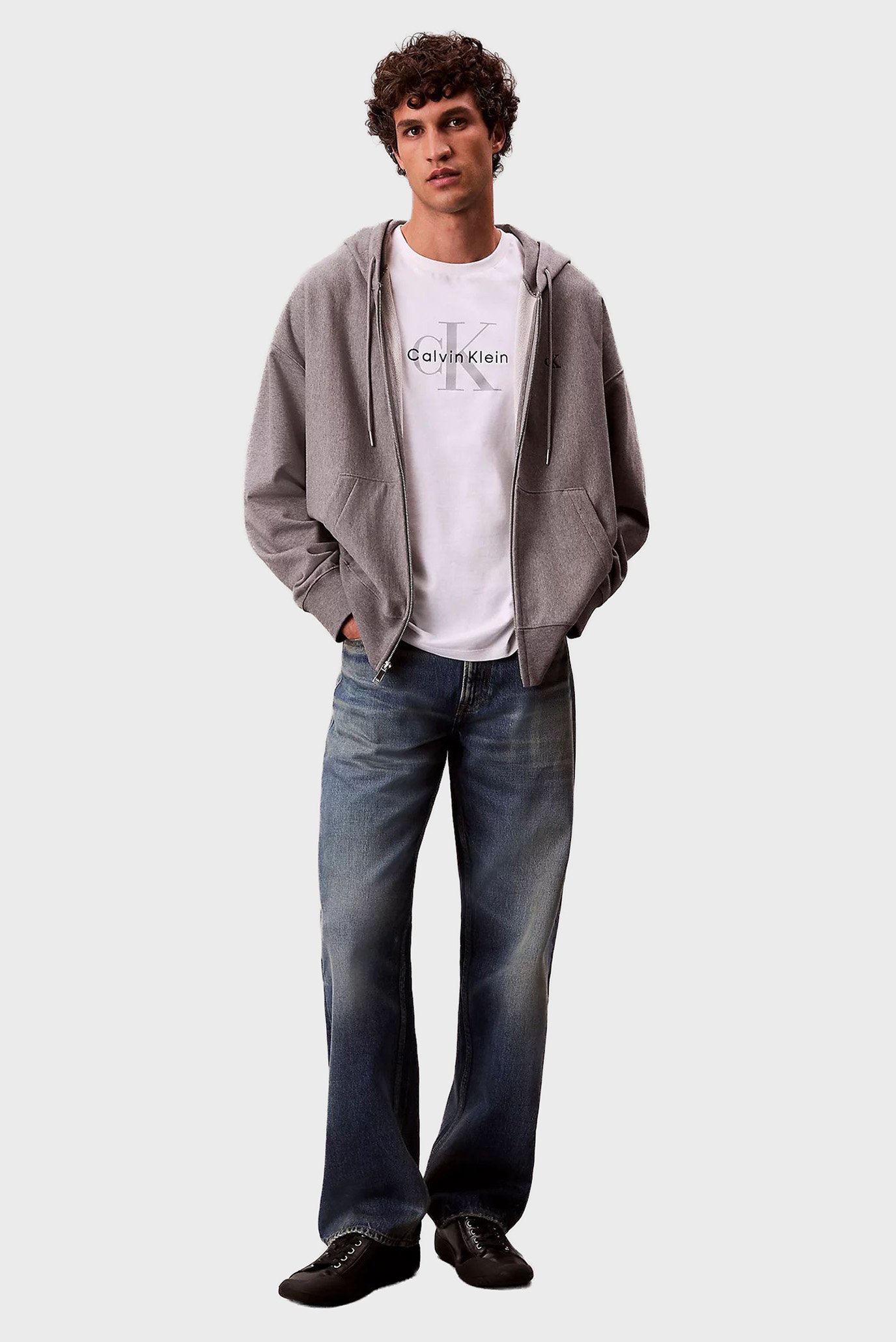 Реглан LS PREMIUM TERRY MONOGRAM FZ HOOCalvin Klein Jeans Реглан LS PREMIUM TERRY MONOGRAM FZ HOO 2