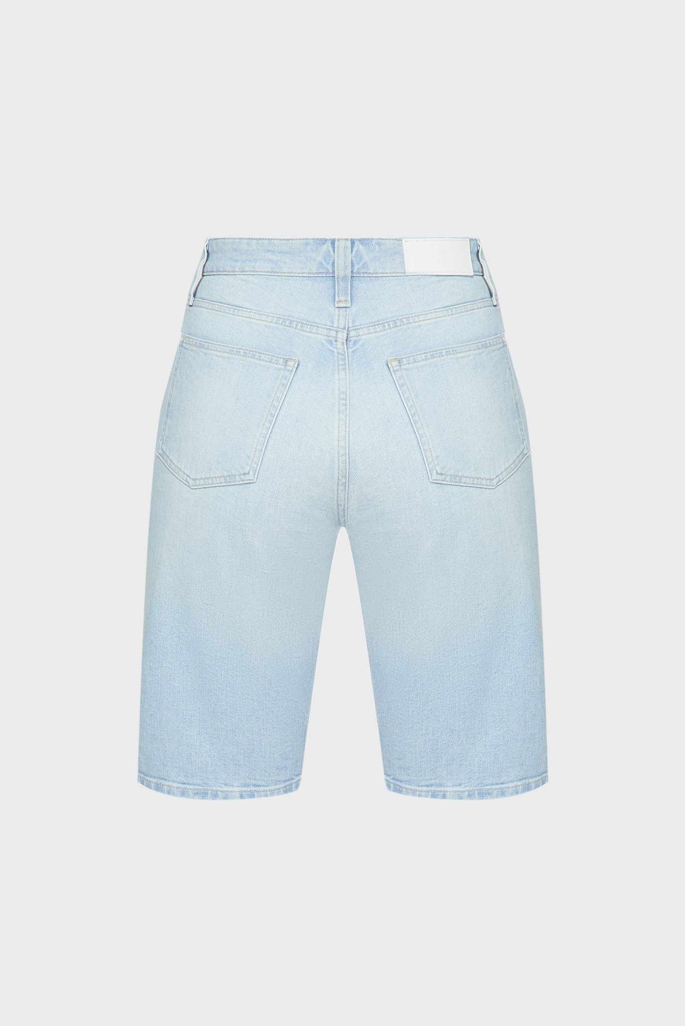 Женские голубые джинсовые шорты 2