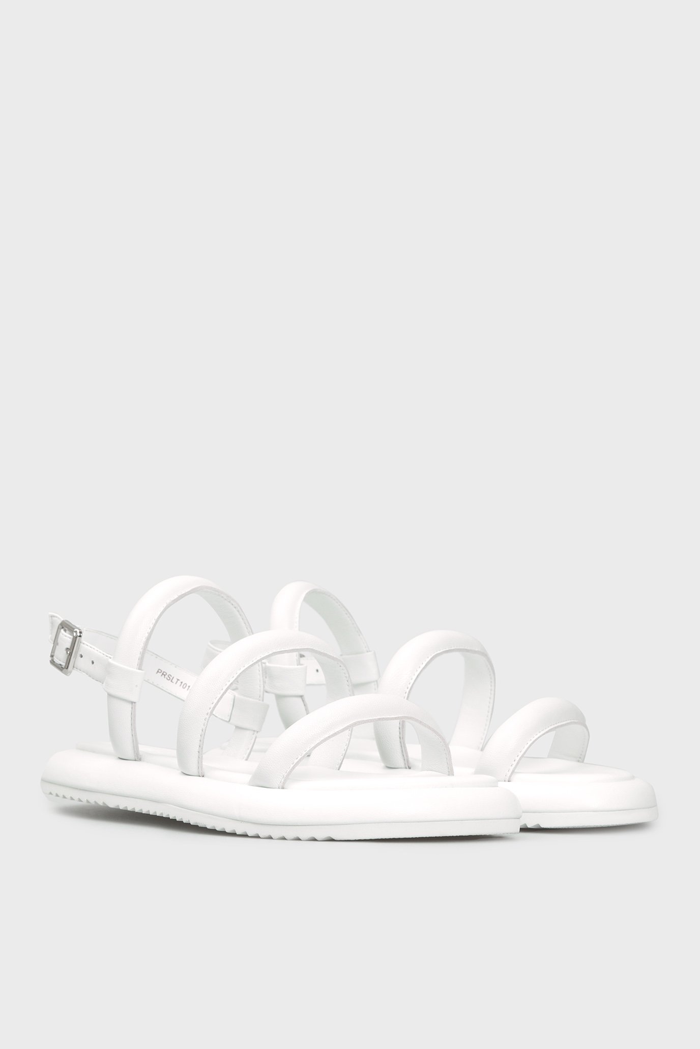 Женские белые кожаные сандалии Piemonte 3