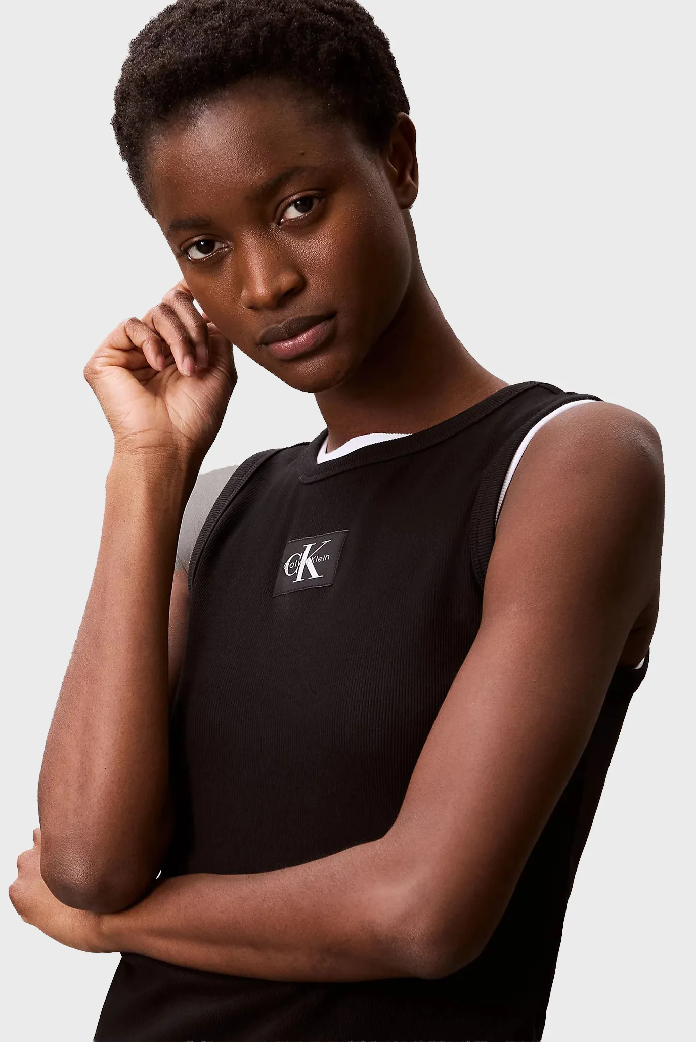 Майка WOVEN LABEL 2X2 BABY RIB TANK 4