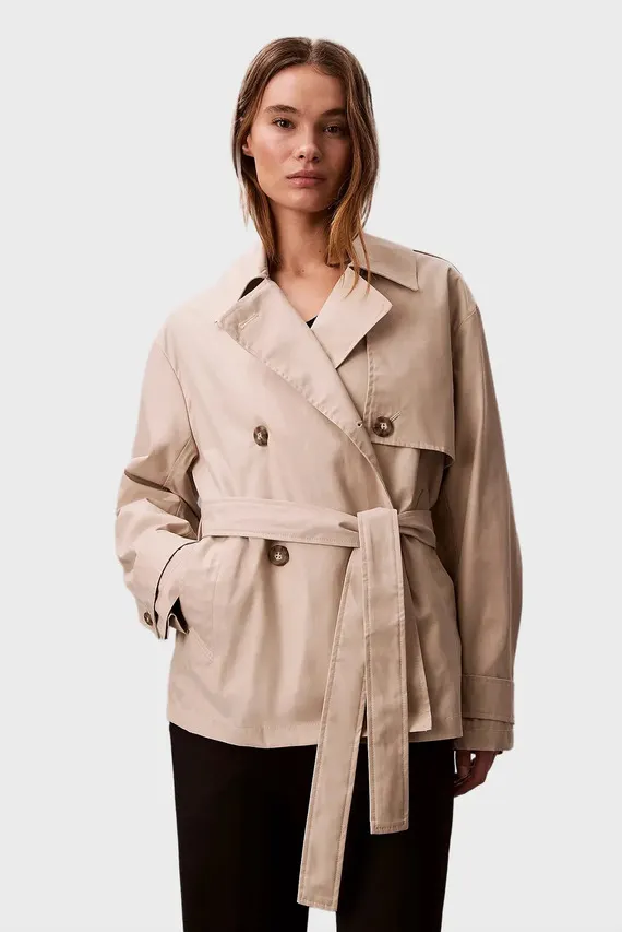 Плащ MID LENGTH COTTON TRENCH Calvin Klein