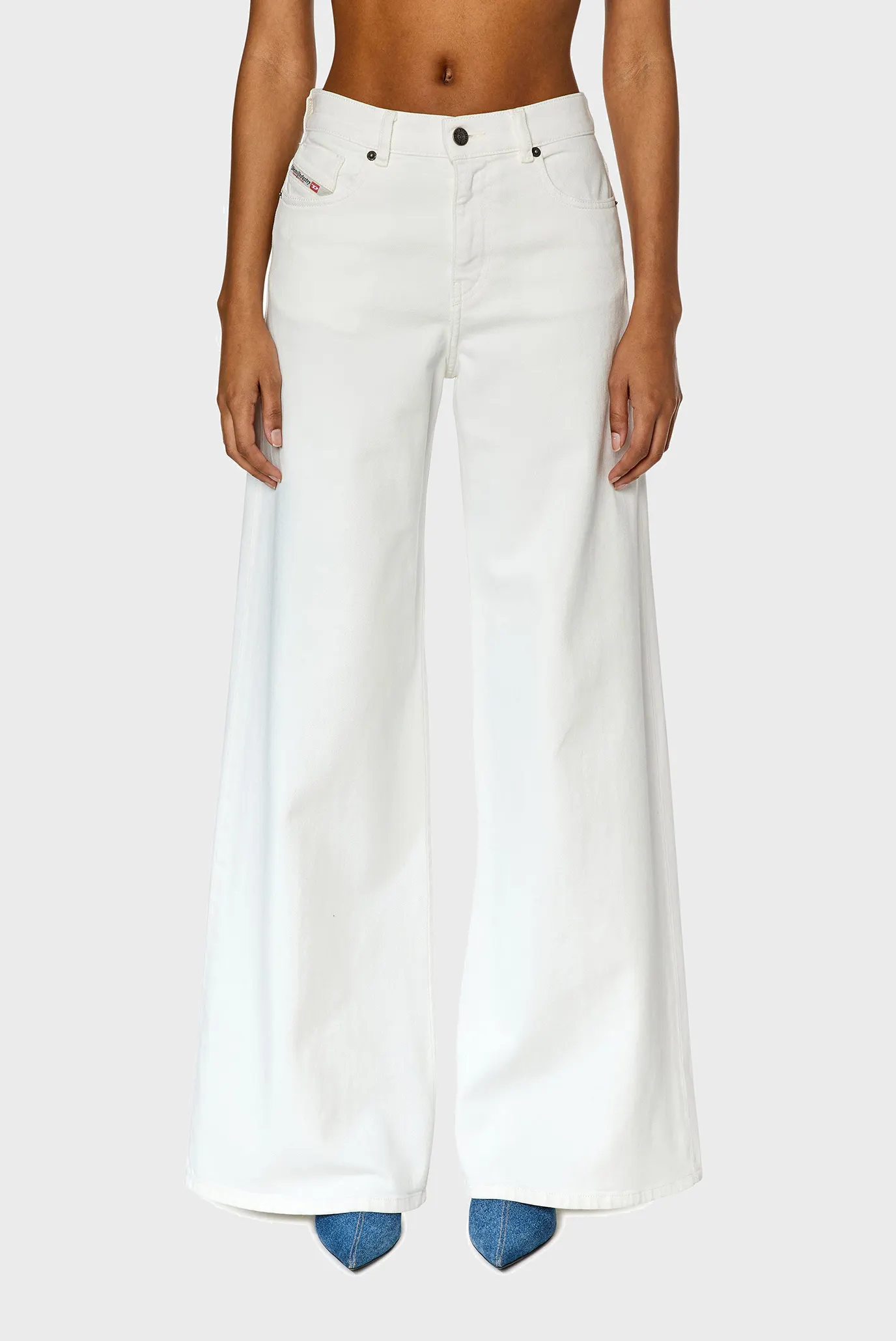 Женские белые джинсы 1978 L.32 4